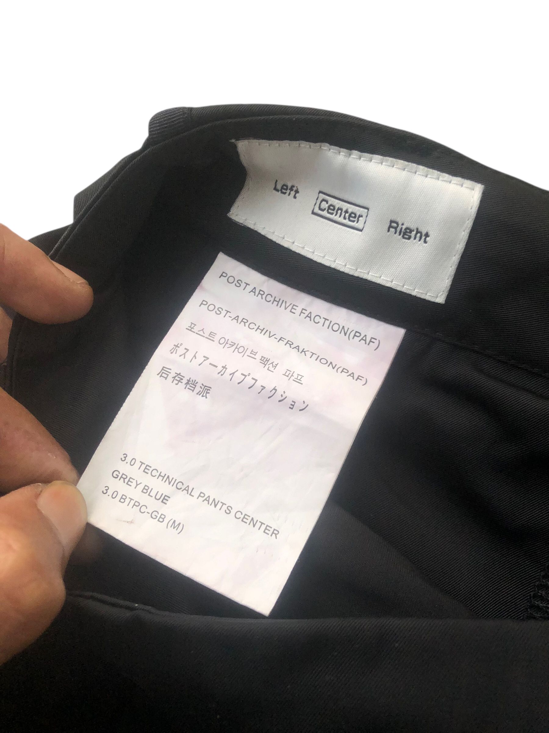 POST ARCHIVE FACTION (PAF) 💯POST ARCHIVE FACTION PAF 3.0 Technical Pants Center Grey Size US 32 / EU 48 - 9 Thumbnail