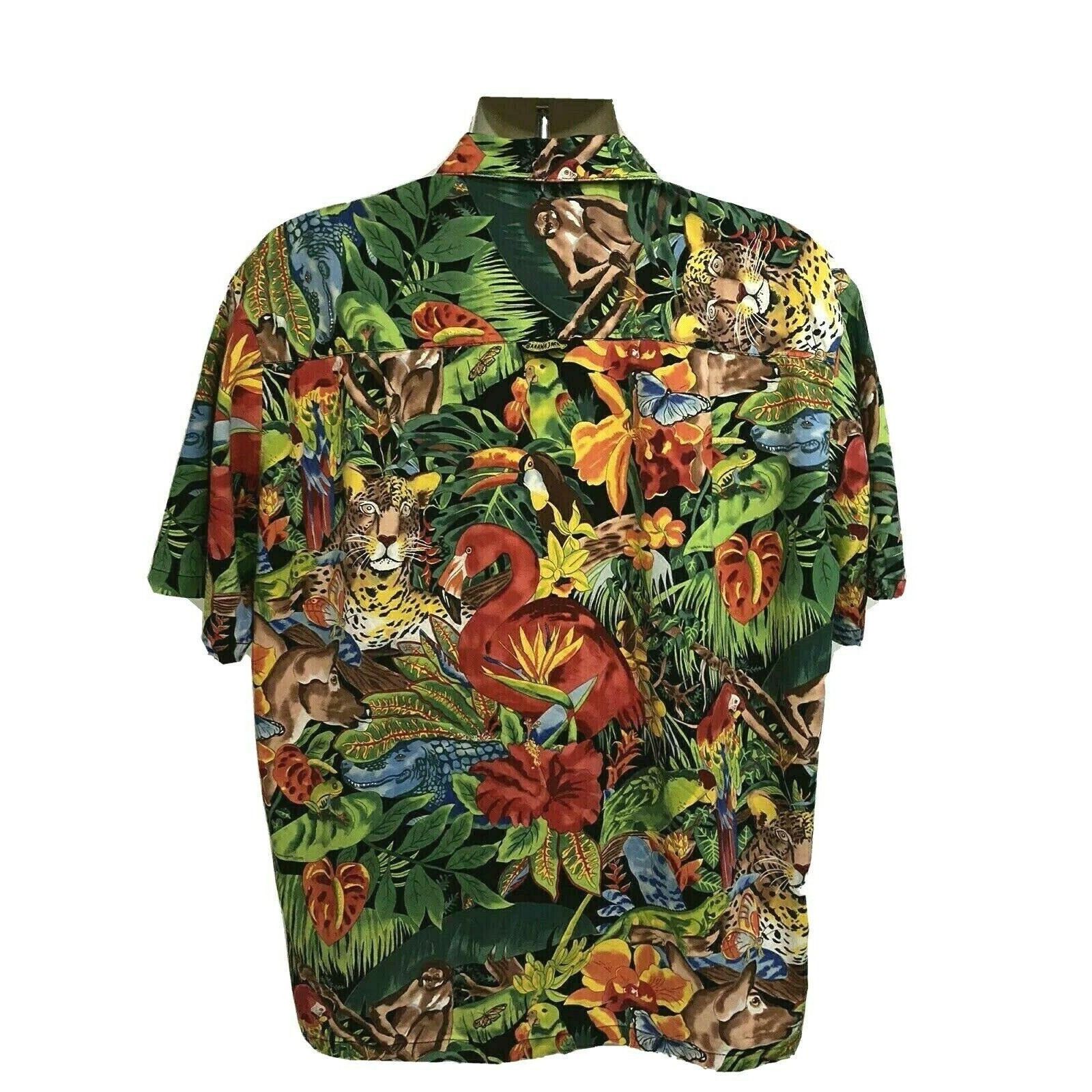 Vintage Banana Jack Mens Vintage Hawaiian Floral Button up Shirt Size US L / EU 52-54 / 3 - 2 Thumbnail