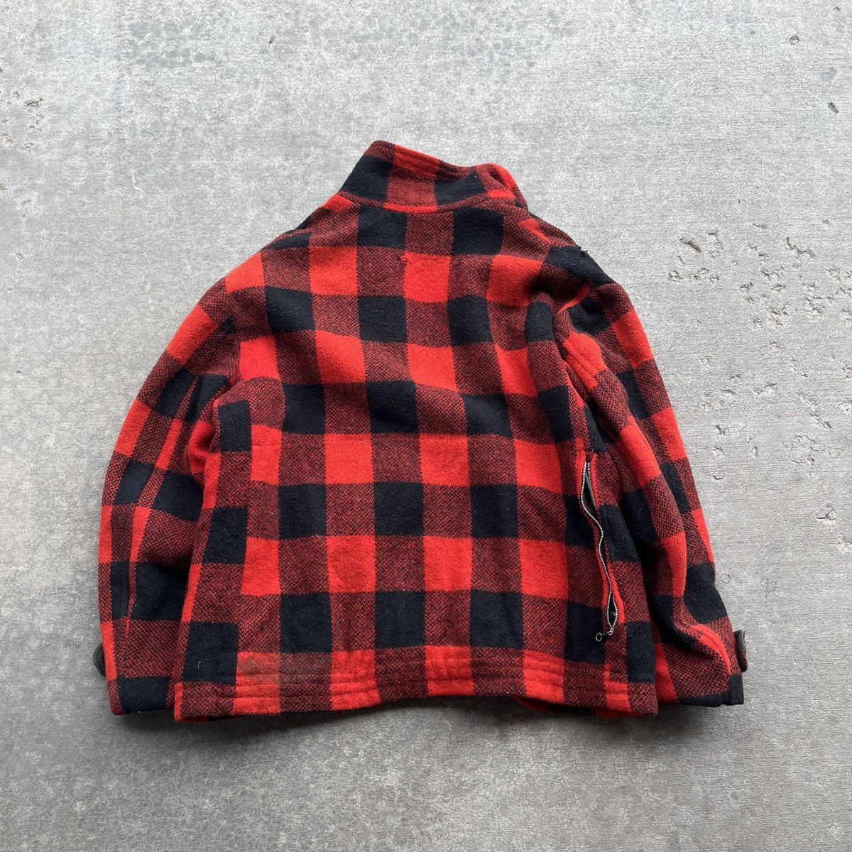 Vintage 1950s 60s Buffalo Plaid Work Jacket Size US L / EU 52-54 / 3 - 7 Thumbnail