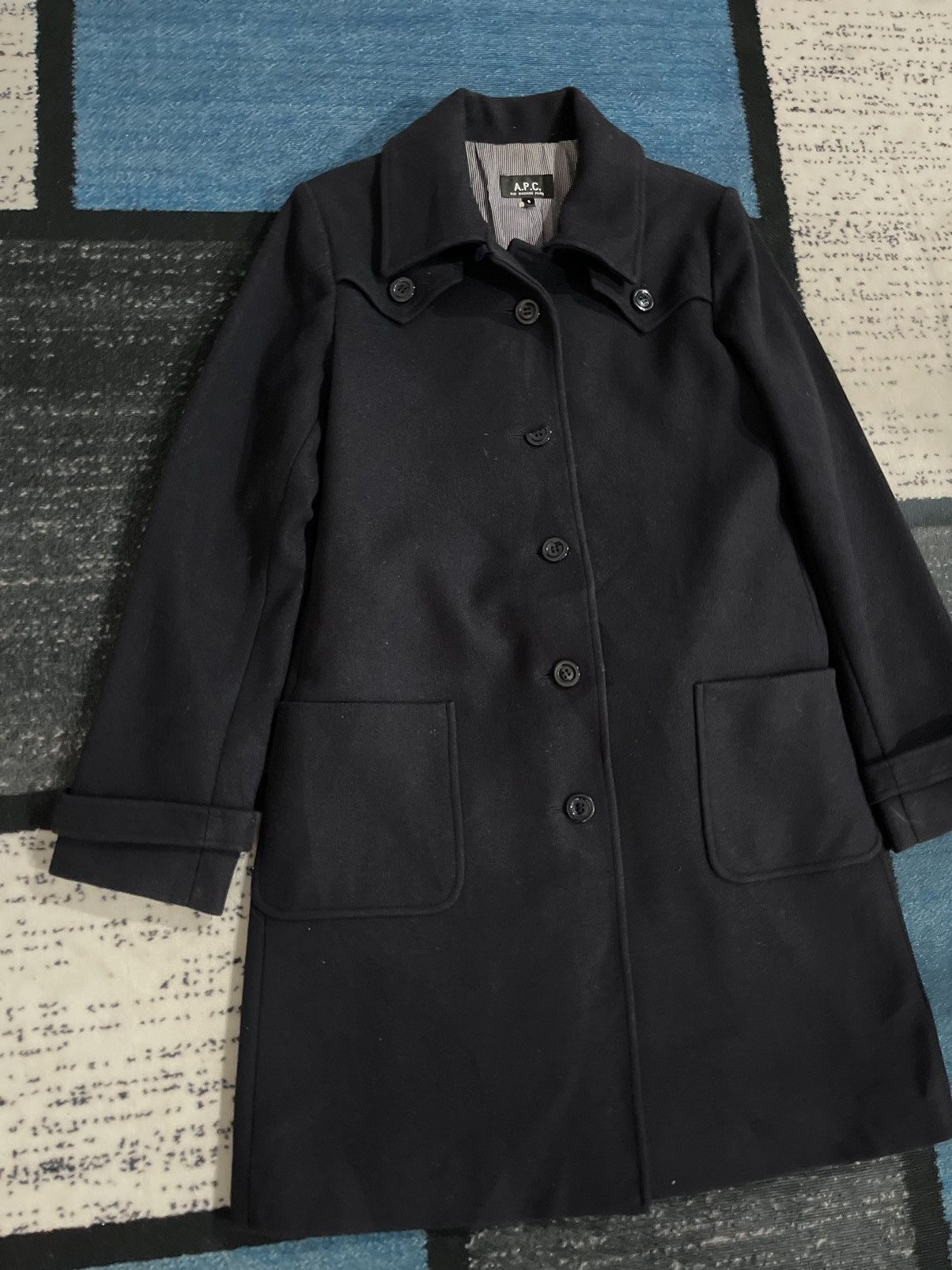 A.P.C. Vintage A.P.C Wool Long Jacket Size US S / EU 44-46 / 1 - 4 Thumbnail