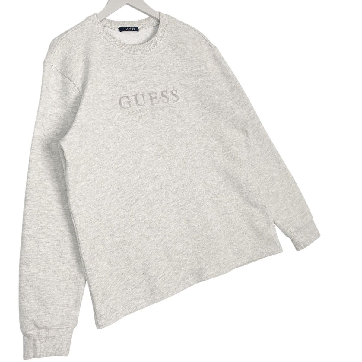 Vintage Guess Crewneck Sweatshirt Gray Pullover Jumper Sz L