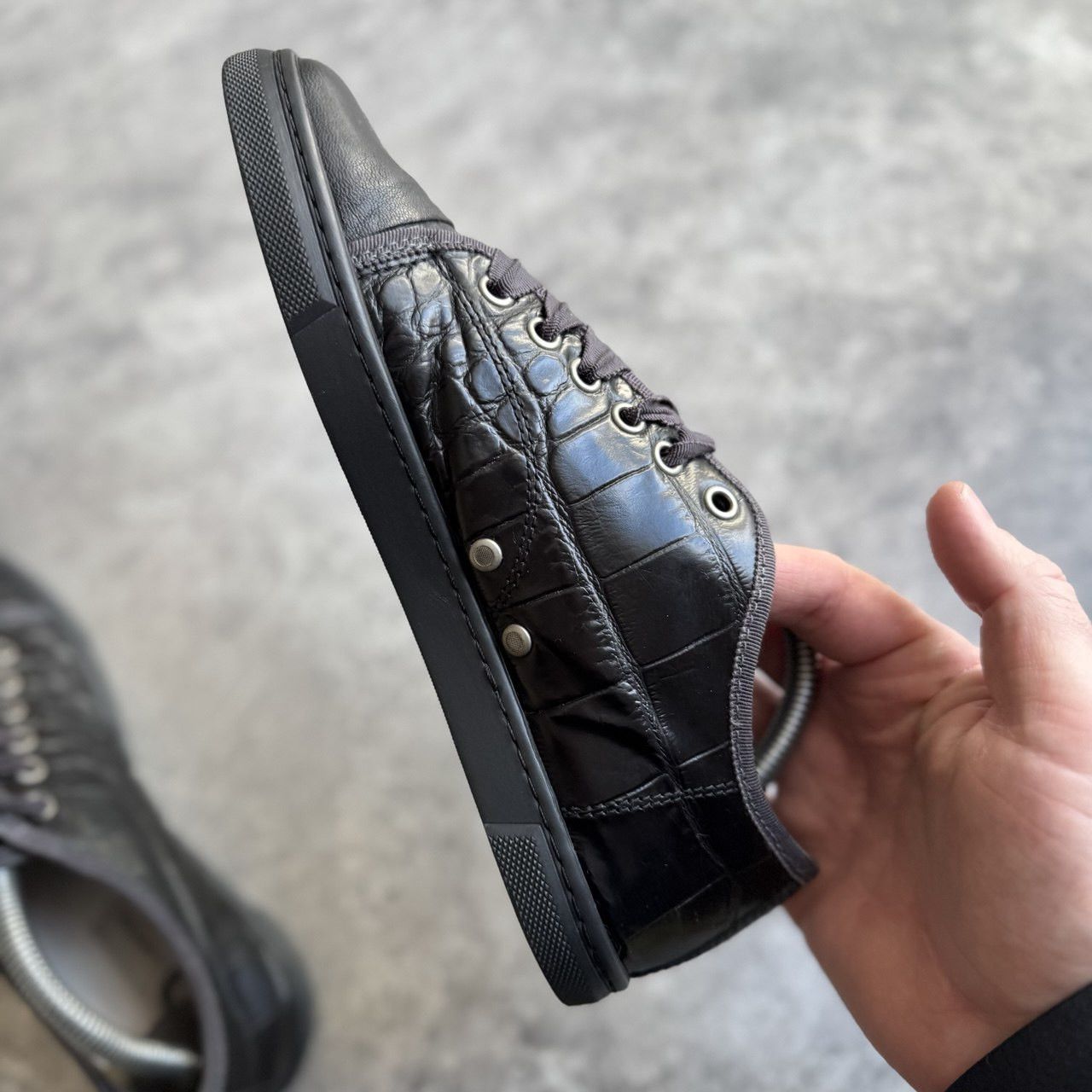 Lanvin Lanvin Leather Low-Top Sneakers Size US 6 / EU 39 - 3 Thumbnail