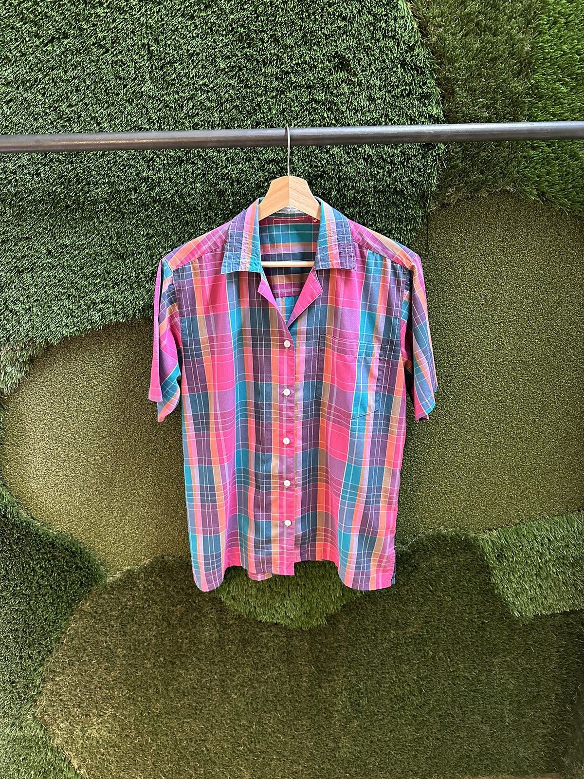 Vintage Vintage Plaid Button-up Shirt Large Size US L / EU 52-54 / 3 - 1 Thumbnail