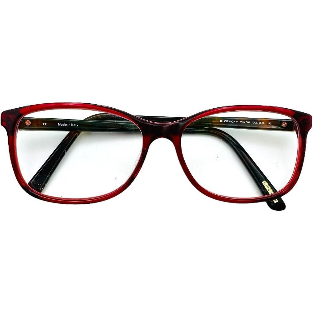 Givenchy GIVENCHY VGV 860 0L00 Red Tortoiseshell Prescription Frames Luxury Designer Glasses Made In Italy Size ONE SIZE - 4 Thumbnail