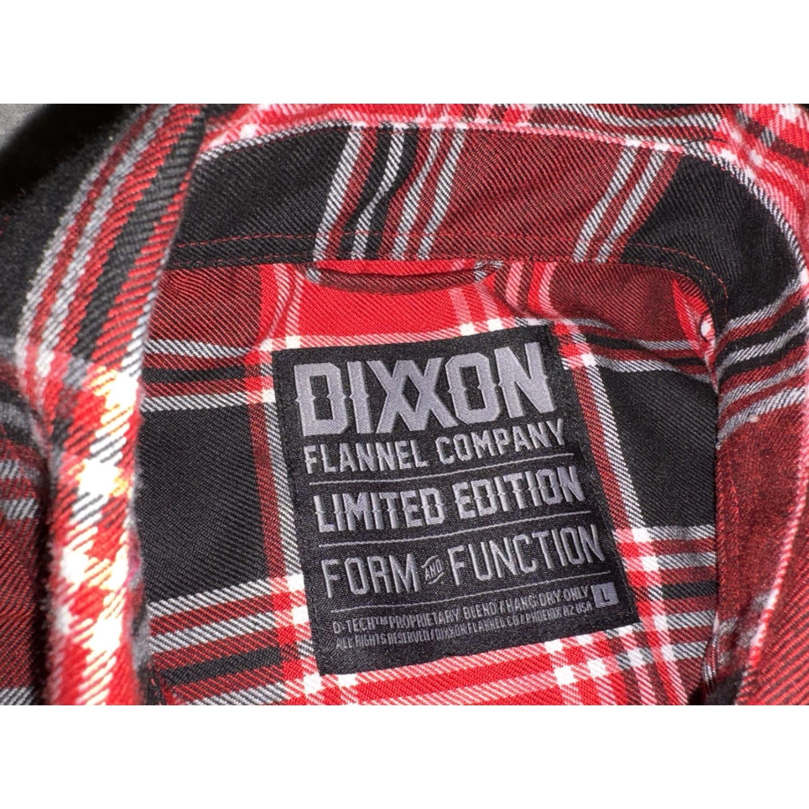 Vintage VINTAGE Dixxon Long Sleeve Red Plaid Flannel Shirt Limited Edition Snap-On Mens Large Size US L / EU 52-54 / 3 - 2 Thumbnail
