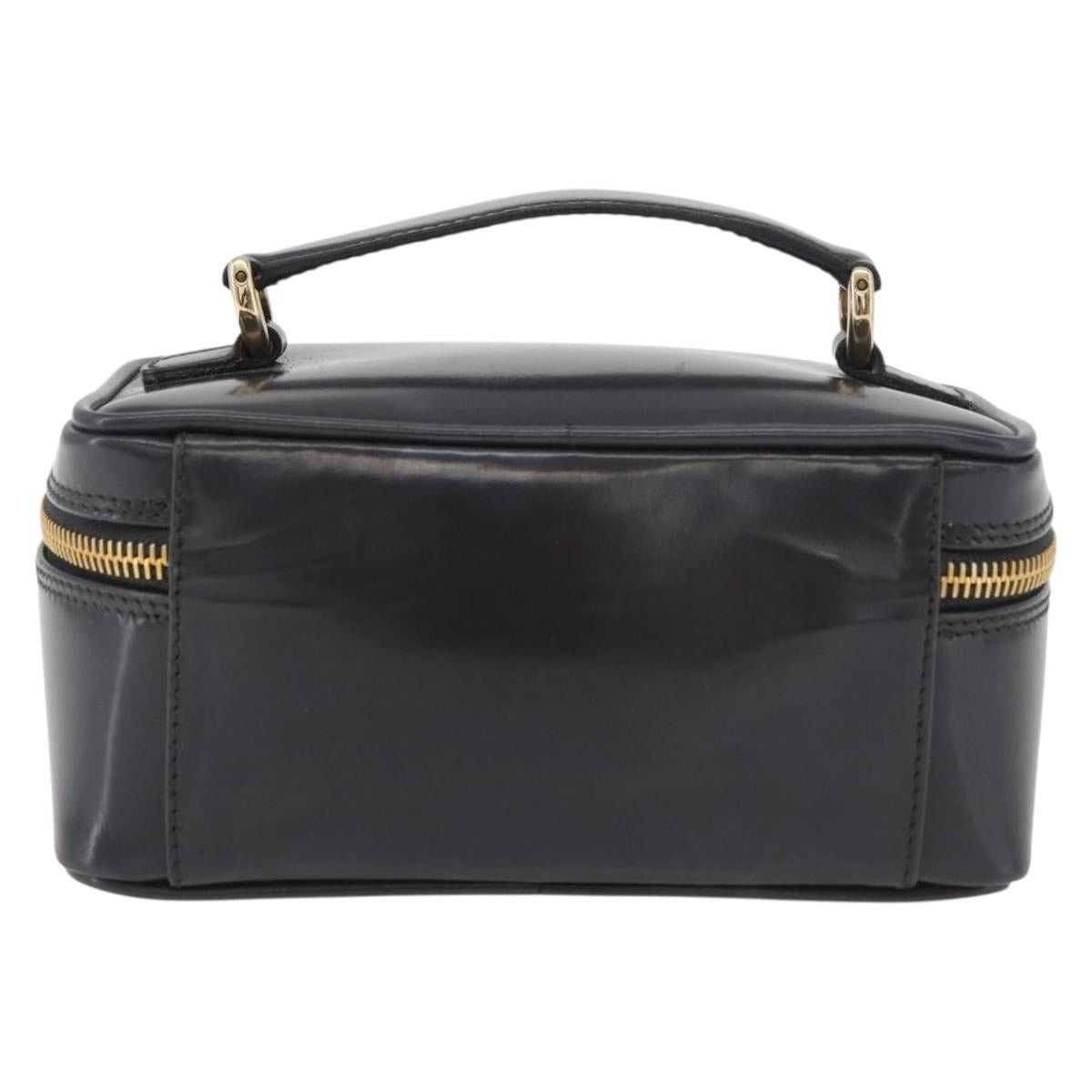 Gucci Gucci Bamboo Patent Leather Vanity Handbag Gray Size ONE SIZE - 12 Thumbnail