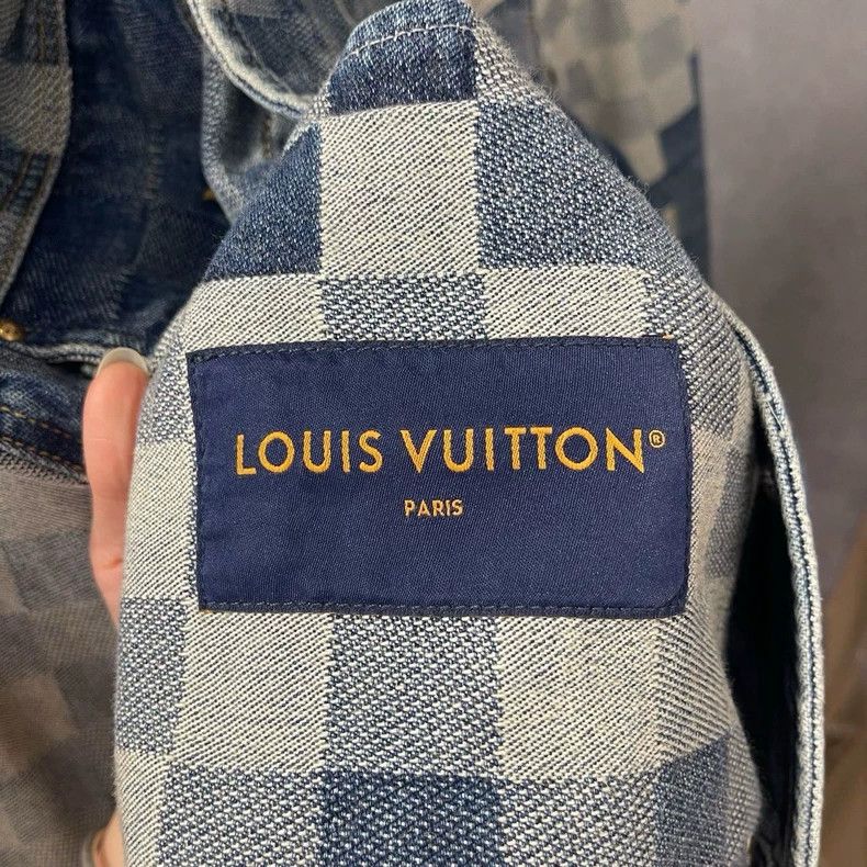 Louis Vuitton Louis Vuitton Fei Dong co-branded checkerboard denim jacke Size US M / EU 48-50 / 2 - 3 Thumbnail