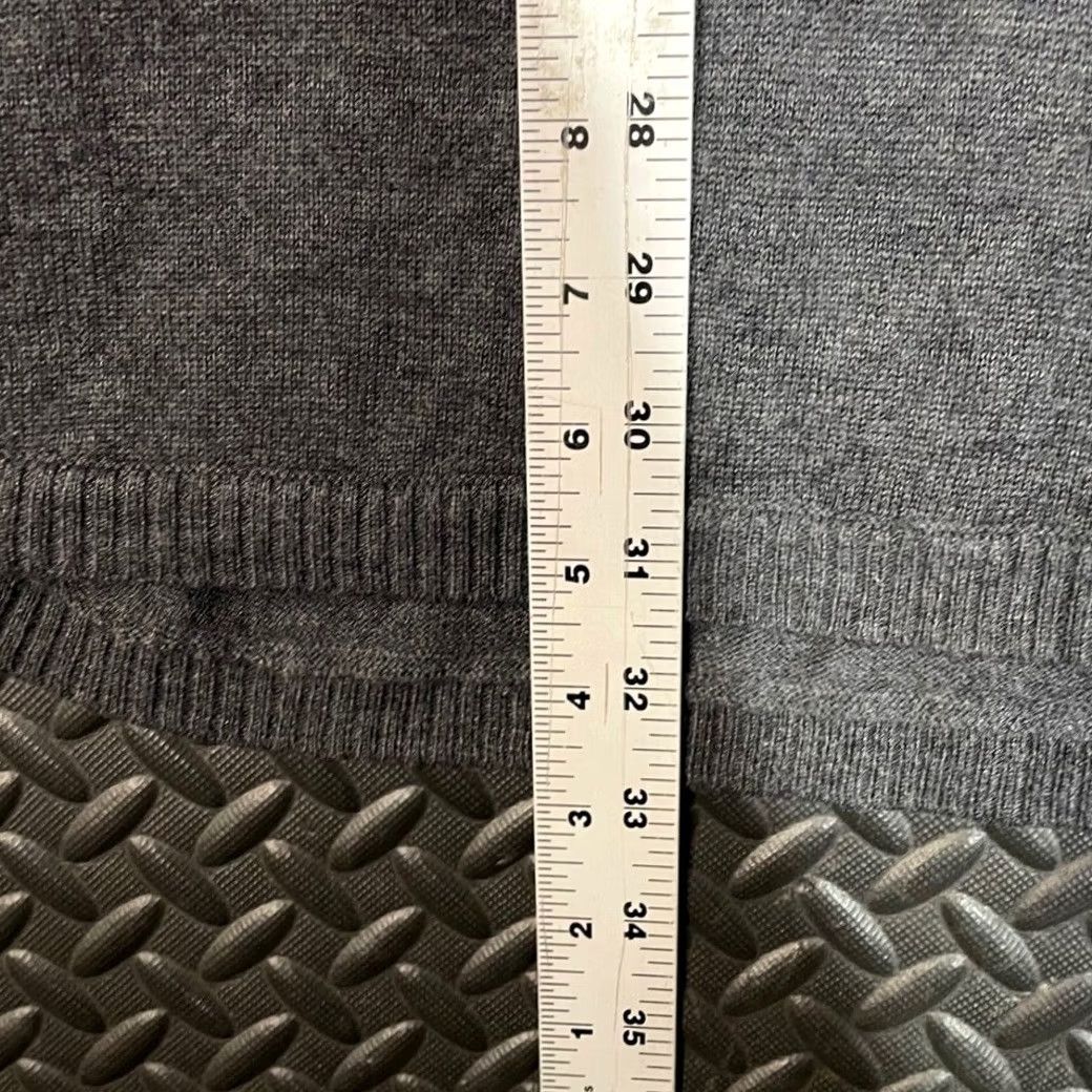 Vintage Magaschoni Women's Sweater L Gray Rayon Cashmere Blend Long Sleeve Pullover Size L / US 10 / IT 46 - 5 Thumbnail