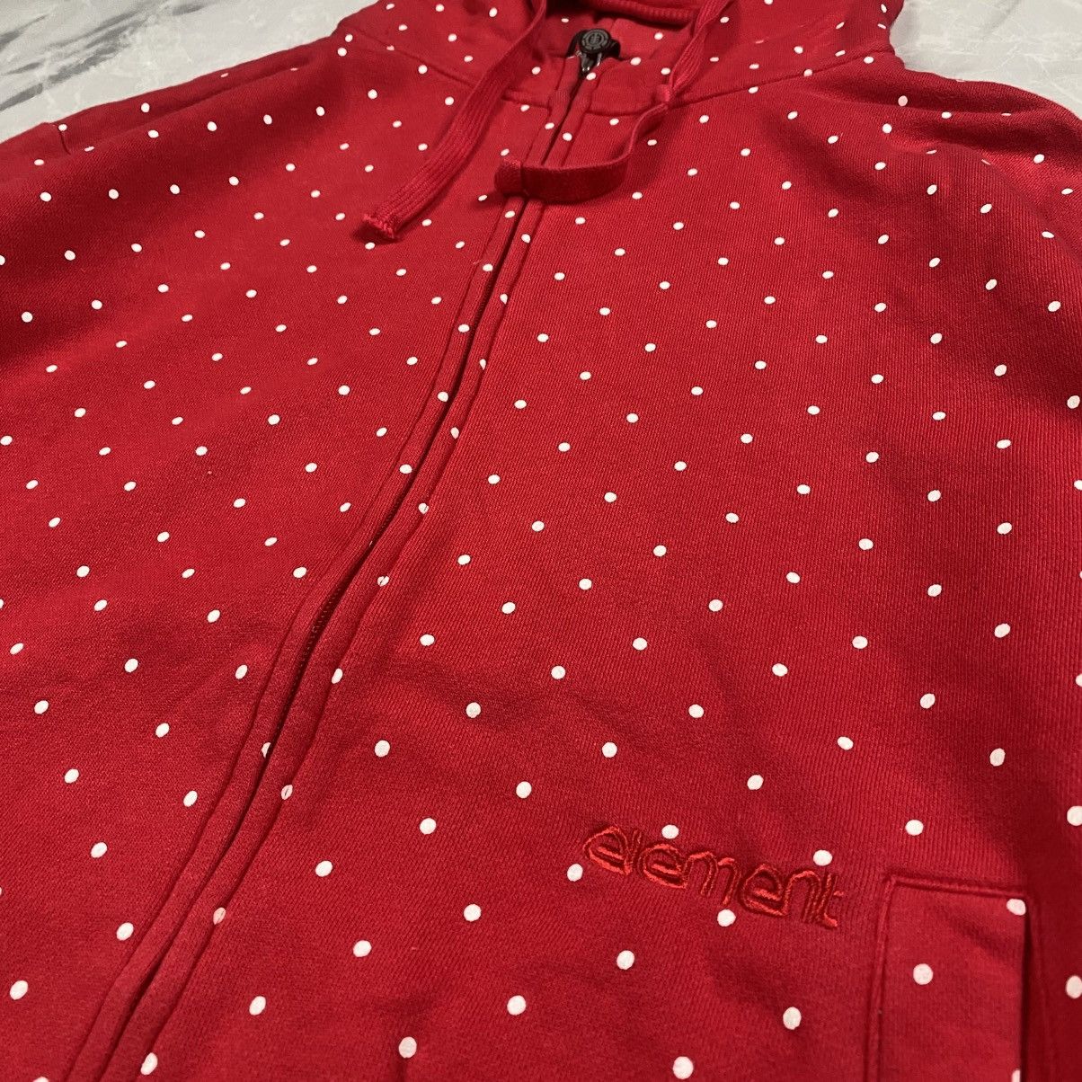 Element Vintage y2k Element Polkadots Zip Up Size US L / EU 52-54 / 3 - 3 Thumbnail
