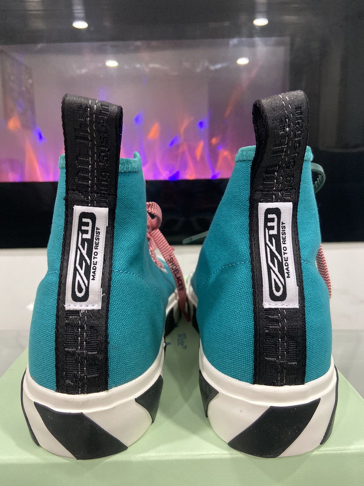 Off-White Off-White Vulcanized Mid Sneakers - Multi - Size 9 Size US 9 / EU 42 - 4 Thumbnail