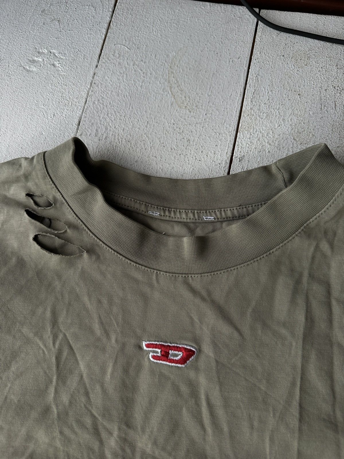 Diesel 🚨DIESEL D LOGO AVANT GARDE VINTAGE BIG LOGO T-SHIRT Y2K TEE Size US XL / EU 56 / 4 - 7 Thumbnail