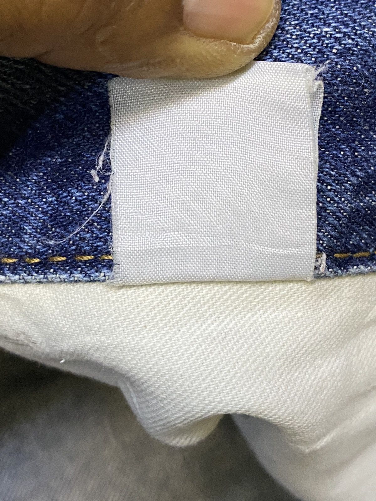 Warehouse Vintage Unique Clothing Blue Wash Distressed Loose Jeans Size US 32 / EU 48 - 12 Thumbnail