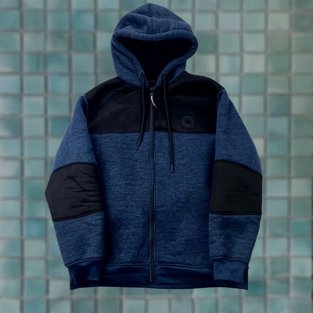 Akademiks VINTAGE Akademiks Hoodie Mens XL Blue VTG Sherpa Lined Full Zip y2k Streetware Size US XL / EU 56 / 4 - 1 Thumbnail