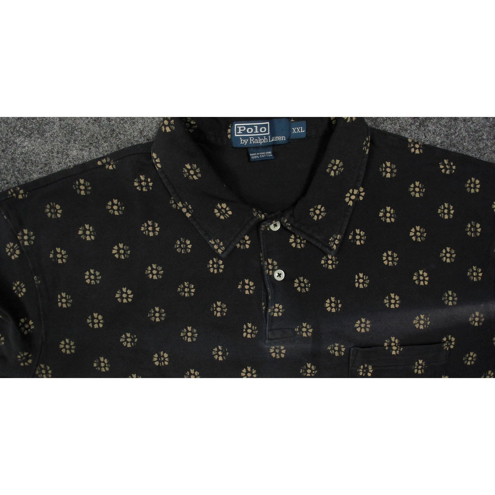 Ralph Lauren Ralph Lauren AOP Floral Shirt Boxy XXL Black Faded Grunge Size US XXL / EU 58 / 5 - 9 Thumbnail