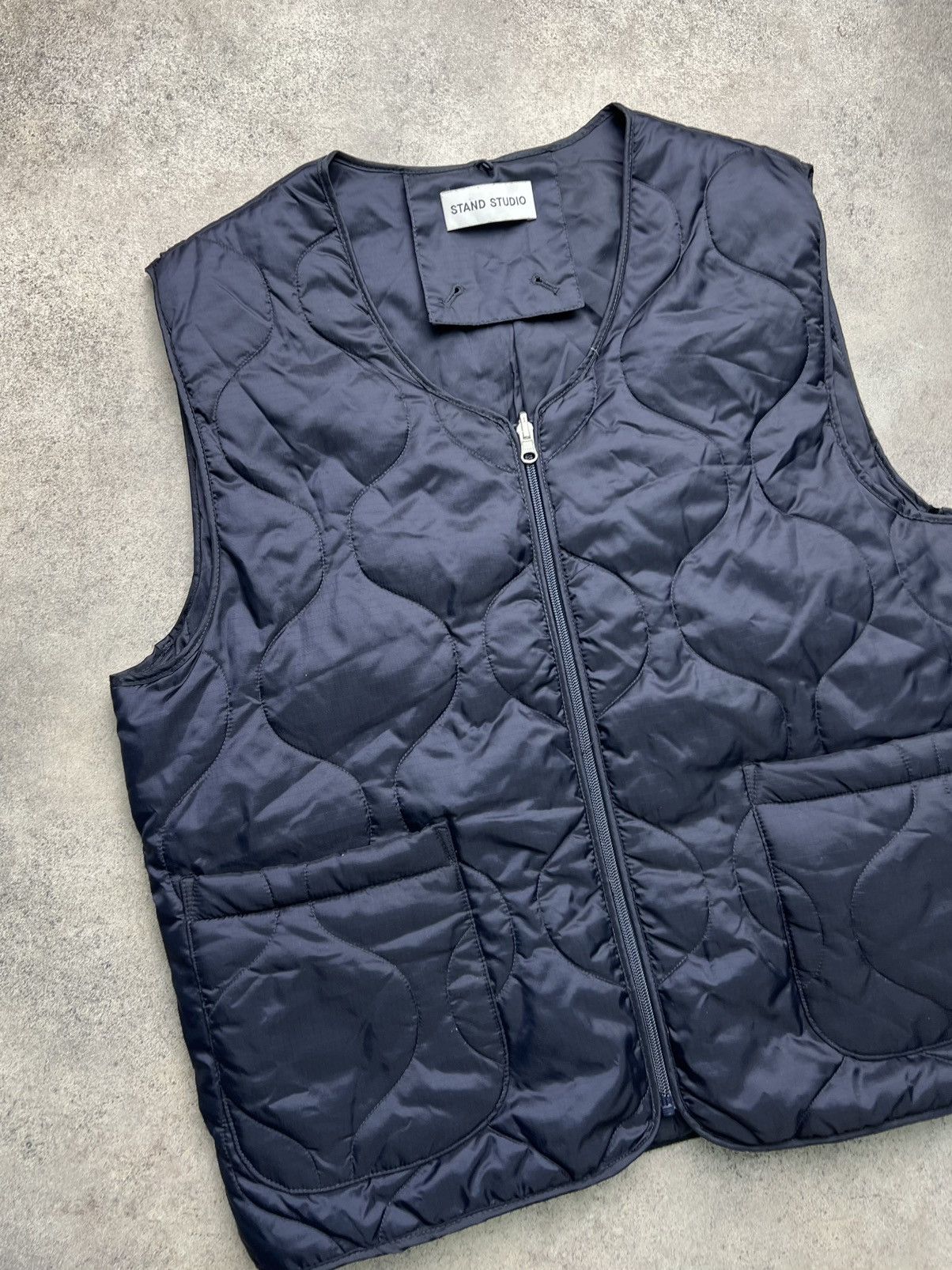 Studio Nicholson Stand Studio quilted zip vest Size US L / EU 52-54 / 3 - 4 Thumbnail