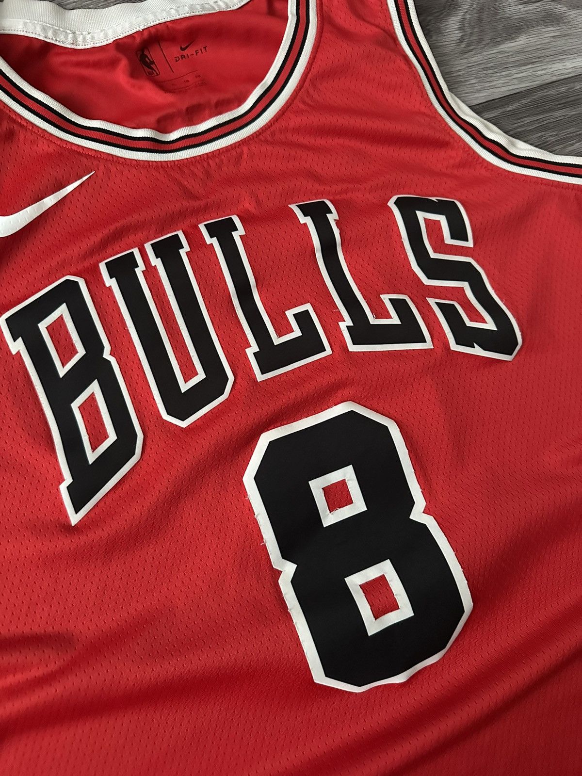 Nike × Vintage Nike Chicago Bulls Zach Lavine #8 Nba Basketball Jersey Size US XL / EU 56 / 4 - 5 Thumbnail