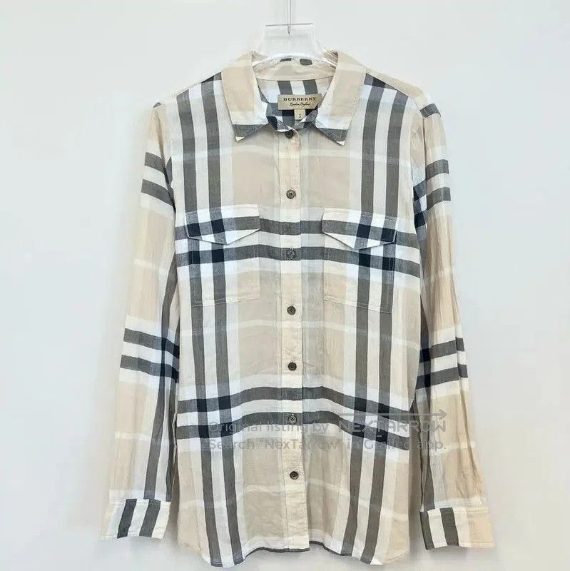 Burberry Burberry Khaki Long Sleeve Men's Shirt. Size US S / EU 44-46 / 1 - 1 Thumbnail
