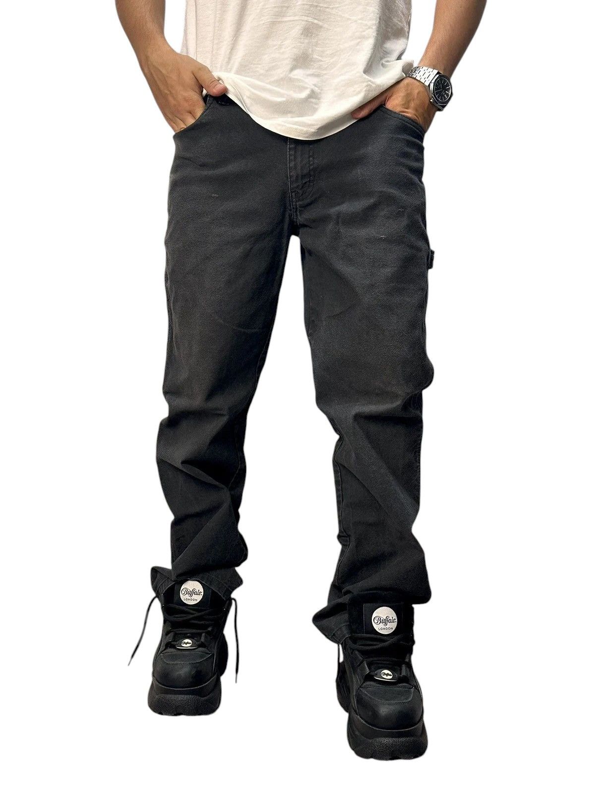 Dickies Dickies Vintage Black Workwear Denim Trousers 32 Size US 32 / EU 48 - 1 Thumbnail