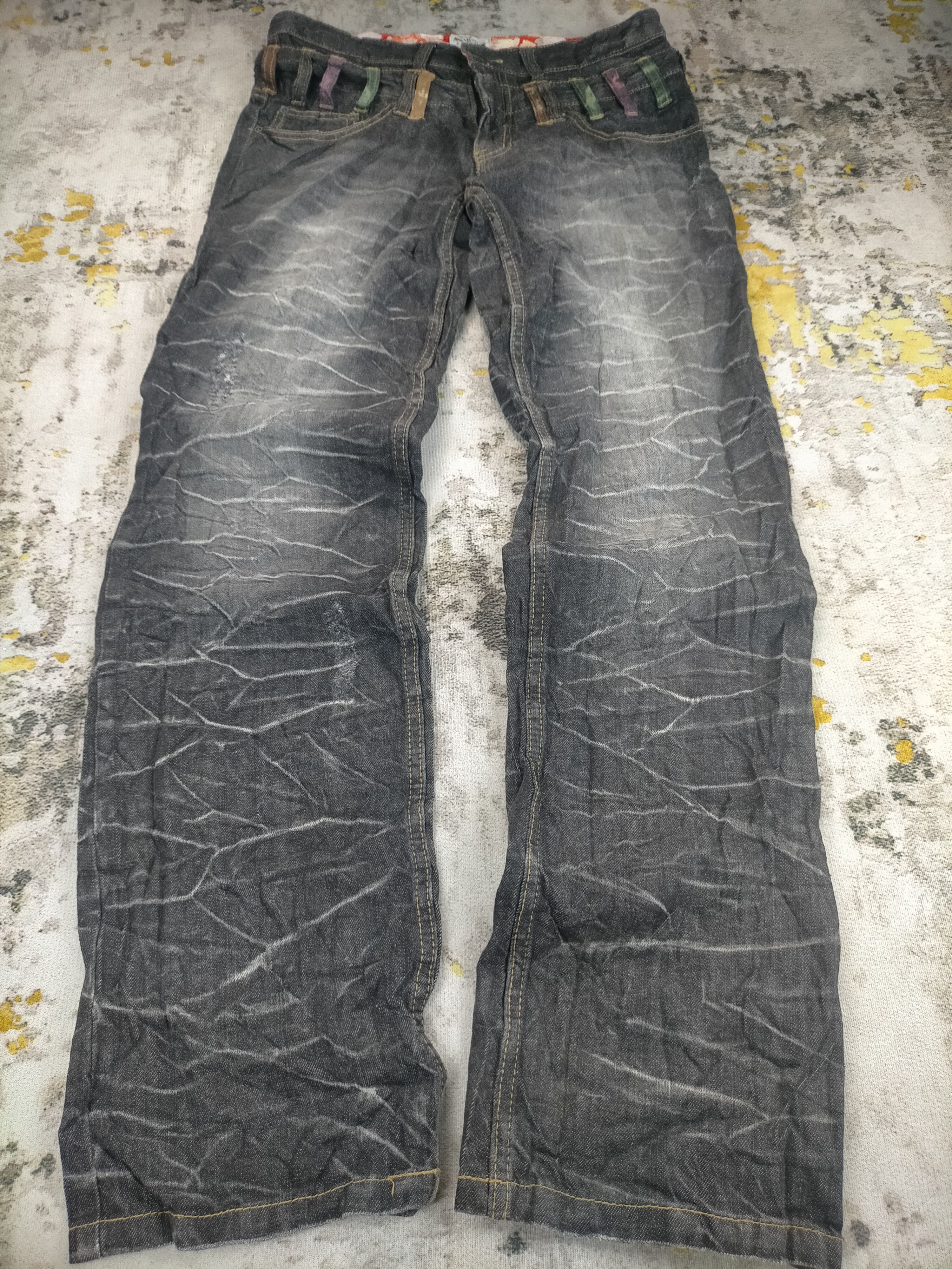 Hysteric Glamour Vintage Nylaus Clawmark Washed Distressed Jeans Size US 30 / EU 46 - 1 Thumbnail
