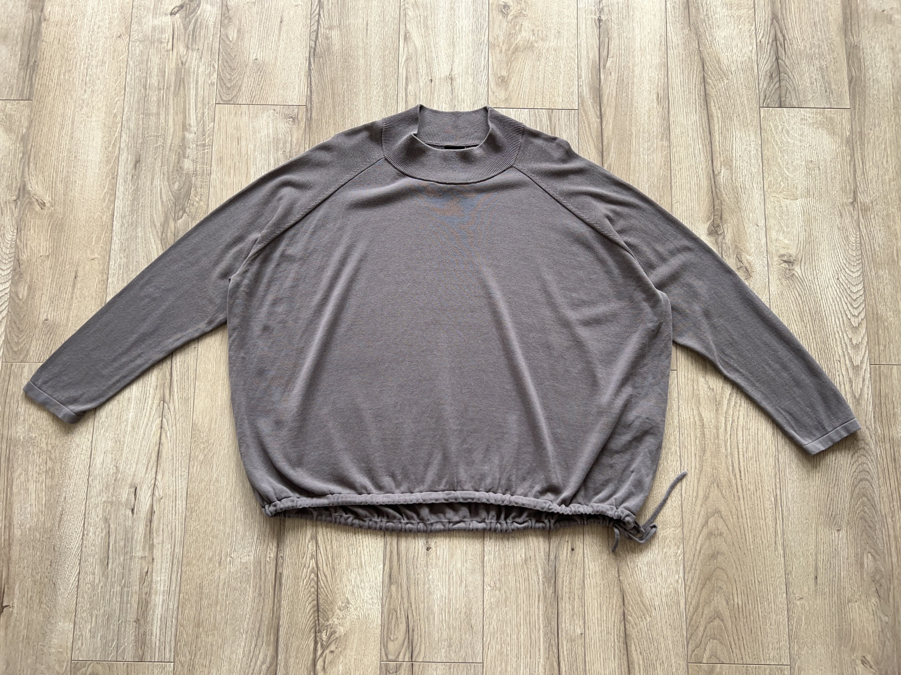 Designer × Rundholz Black Label Oversized Drawstring Cotton Sweater Pullover Size M / US 6-8 / IT 42-44 - 1 Thumbnail