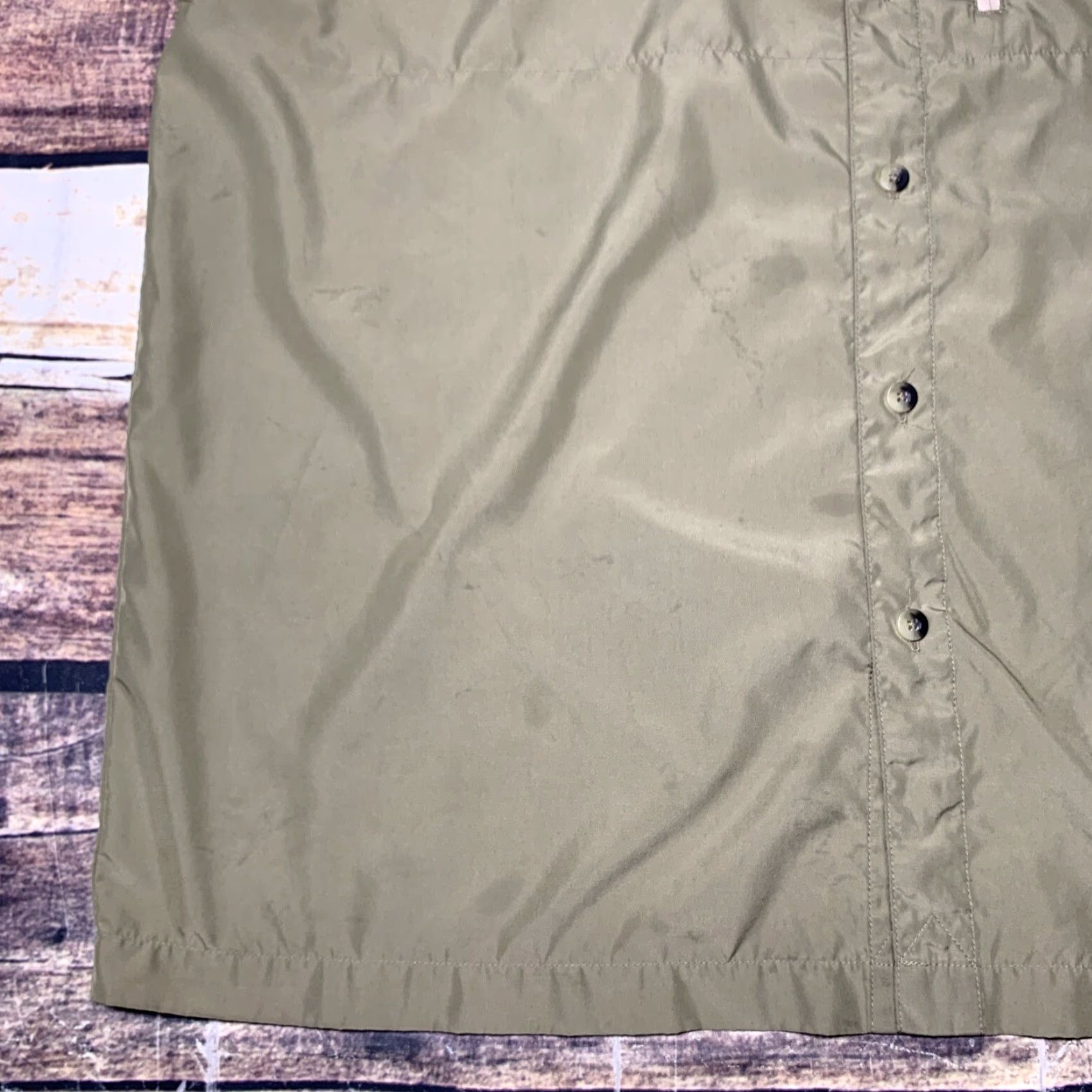 Vintage Berkley Fishing Shirt Mens XL Vented UPF 20+ Button Up Short Sleeve Tan Sand Size US XL / EU 56 / 4 - 6 Thumbnail