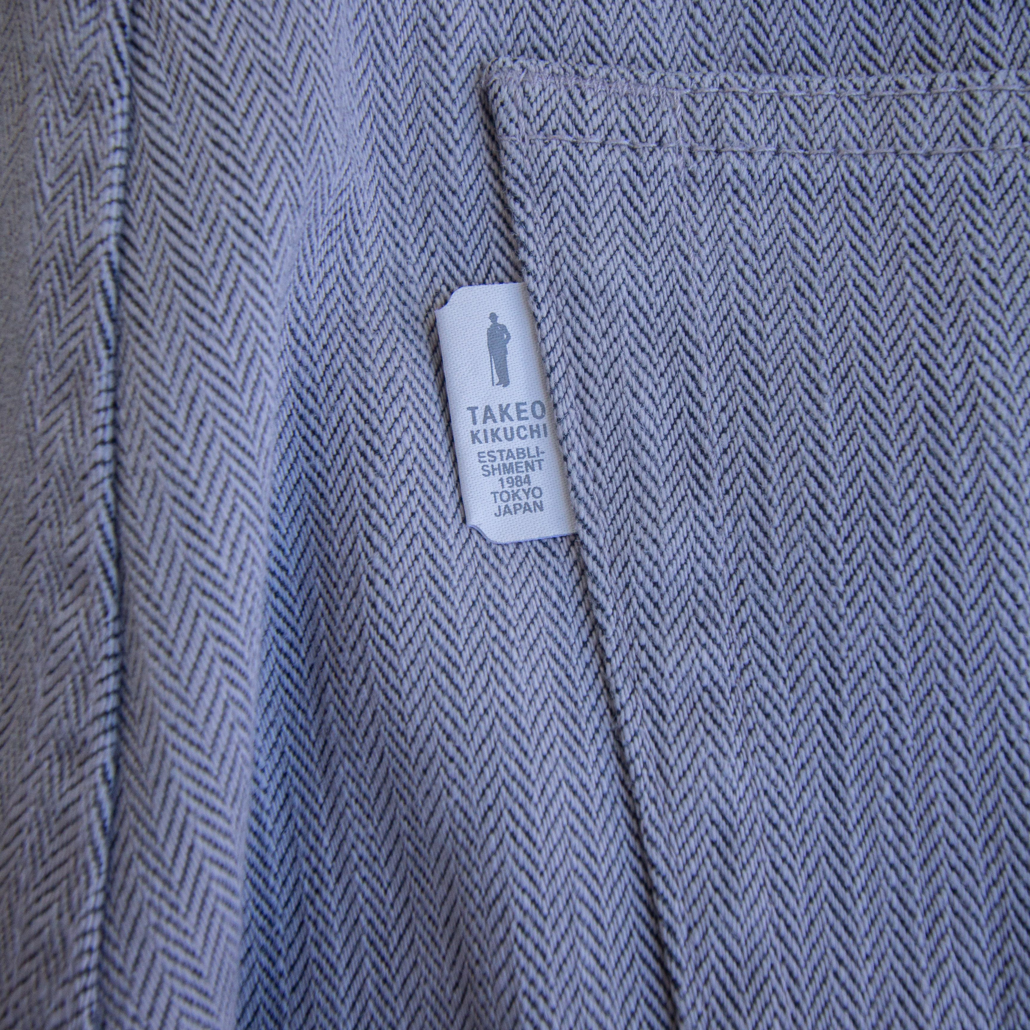 Designer × Takeo Kikuchi × Vintage Takeo Kikuchi Herringbone Size US 32 / EU 48 - 4 Thumbnail