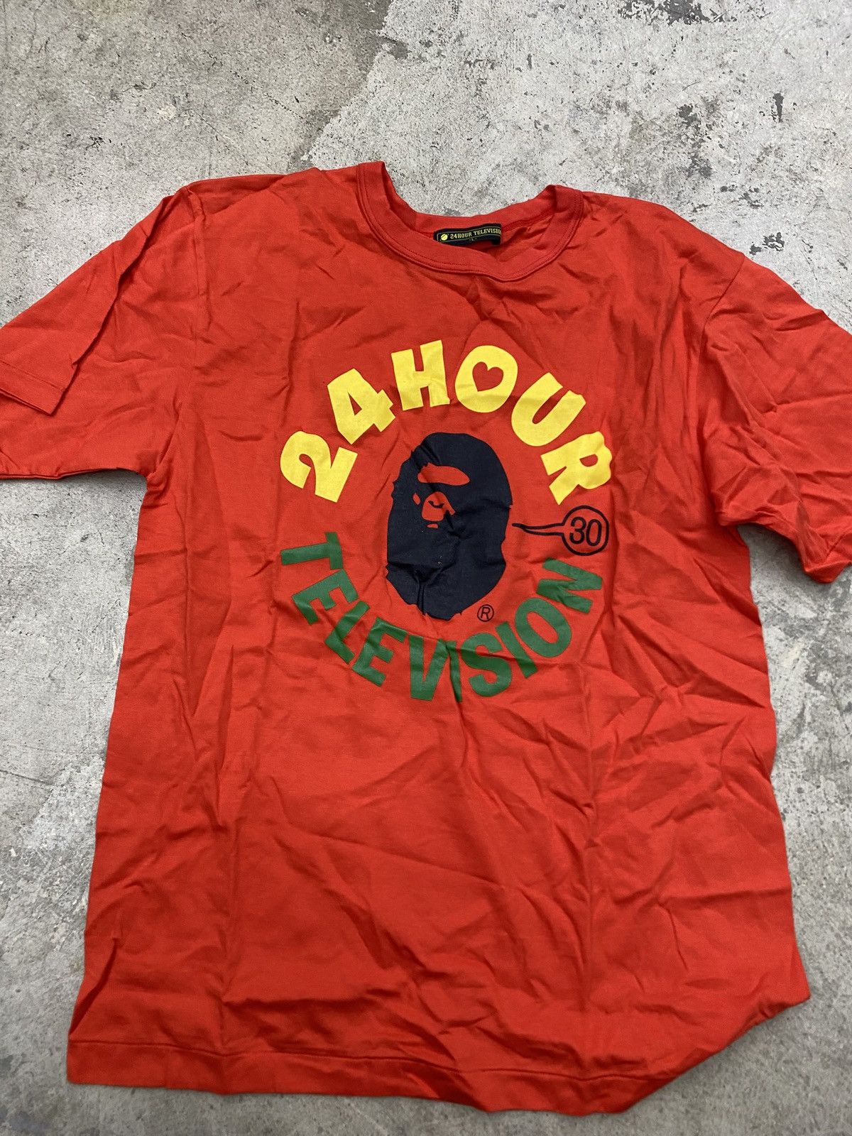 Bape Bape 24 Hour Television Tee Size US L / EU 52-54 / 3 - 1 Thumbnail