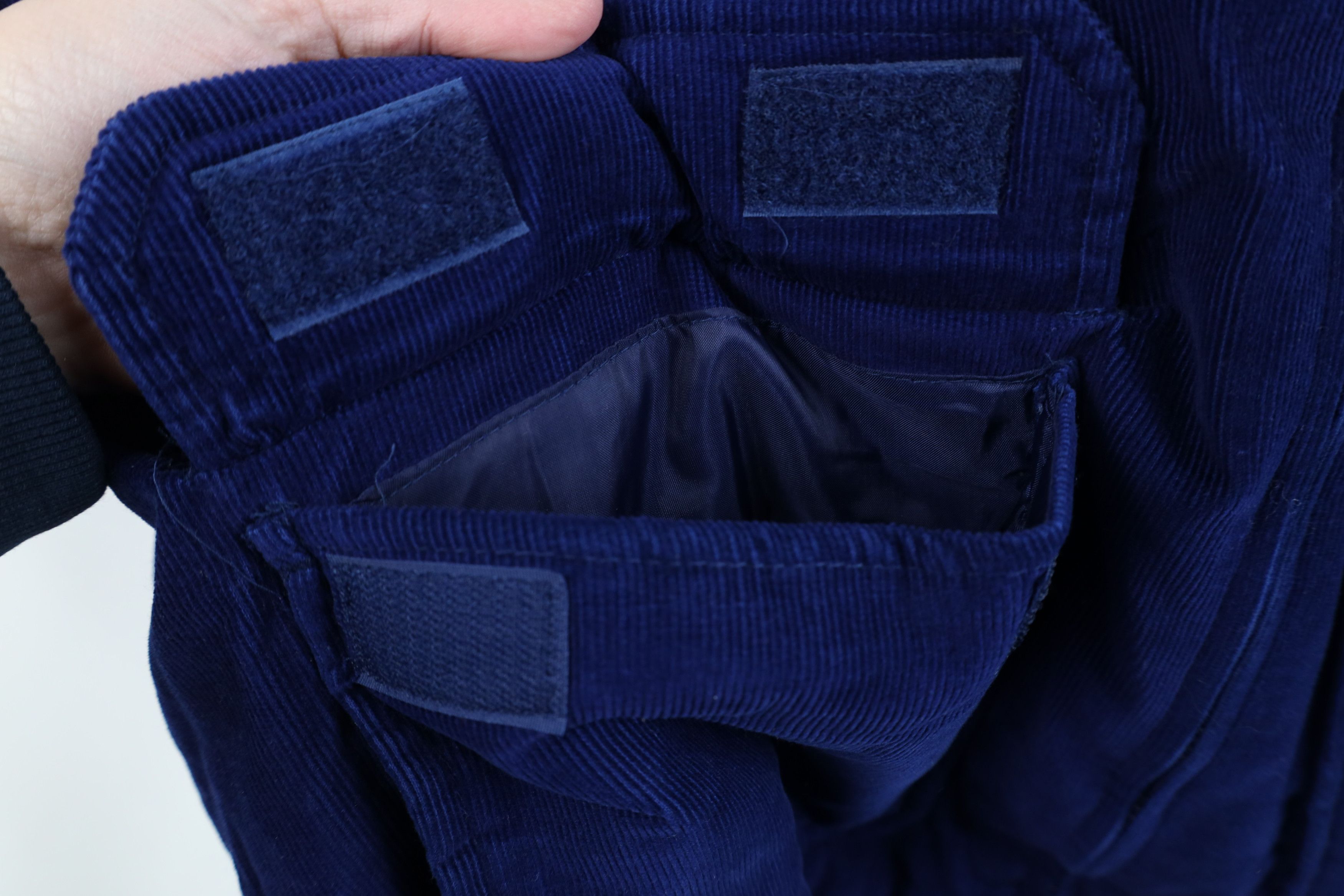 Vintage Vintage 90s Streetwear Quilted Corduroy Vest Jacket Blue Size US XL / EU 56 / 4 - 6 Thumbnail