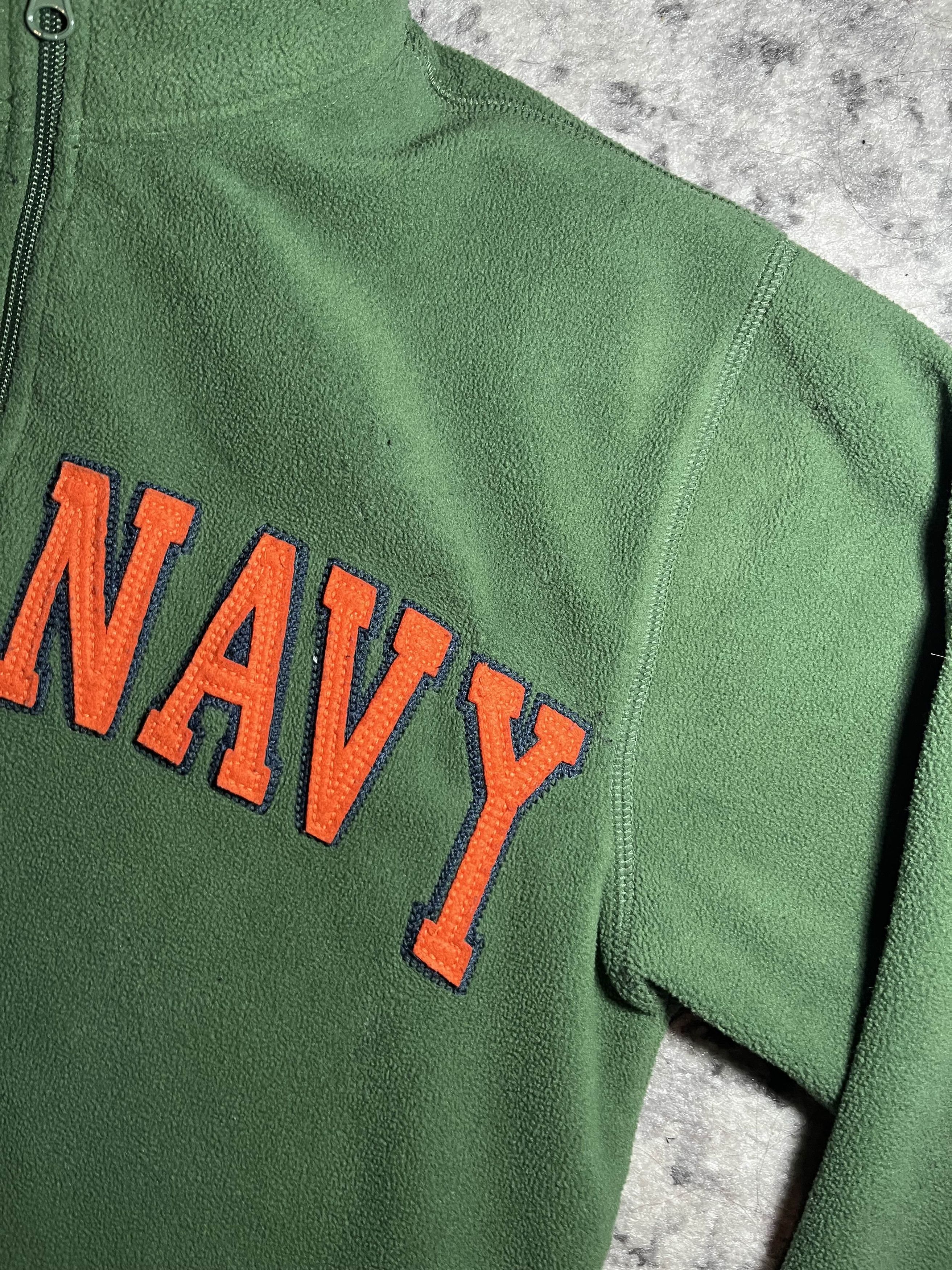 Old Navy Y2K Old Navy Orange and Green Fleece Quarter Zip Size US S / EU 44-46 / 1 - 4 Thumbnail