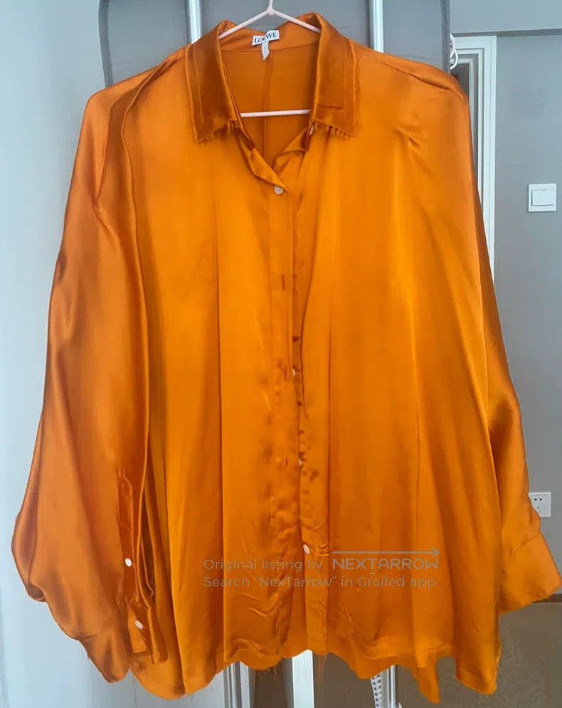 Loewe Loewe Bright orange shirt Size M / US 6-8 / IT 42-44 - 1 Thumbnail