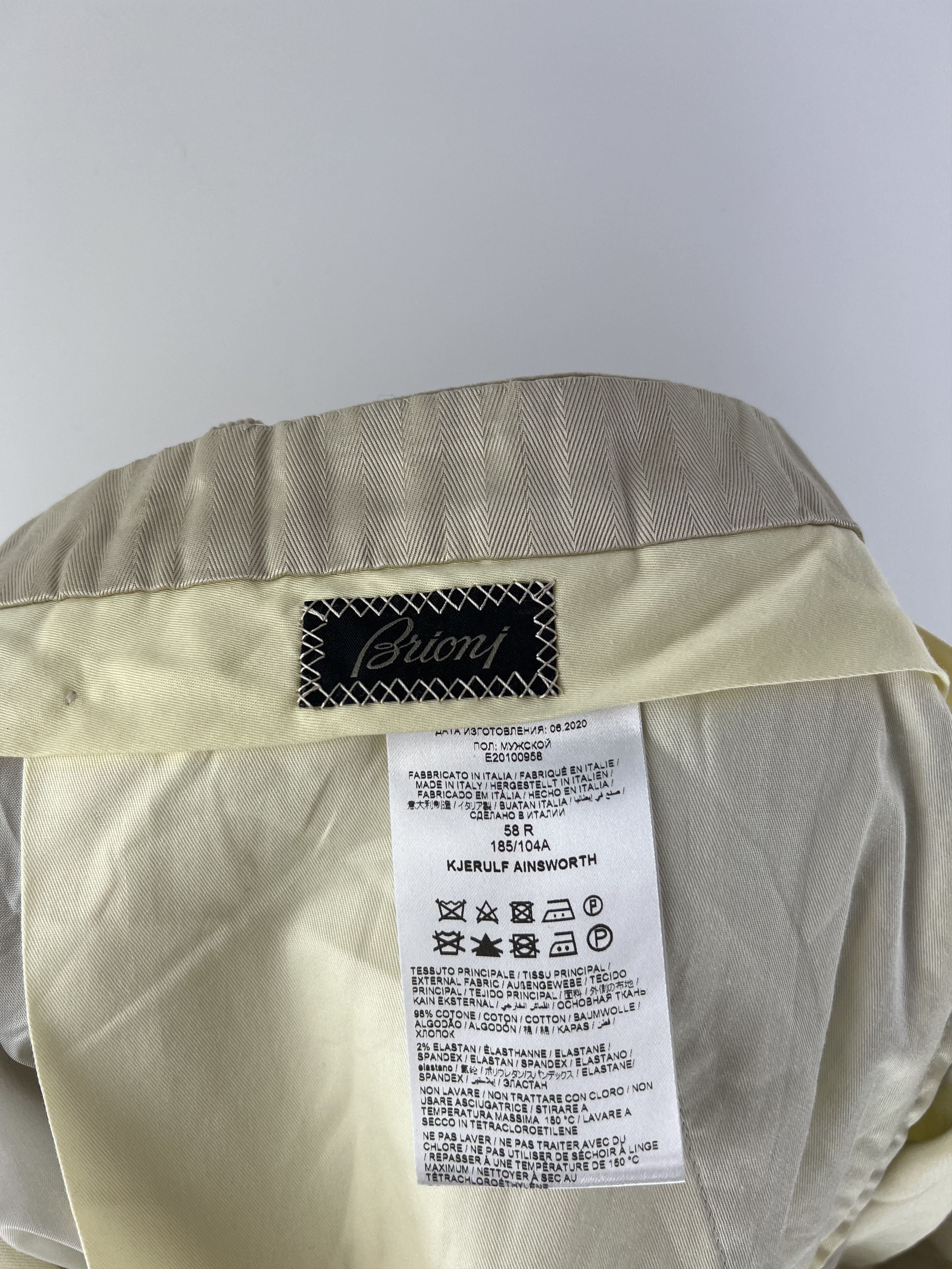 Brioni Brioni Beige Corduroy Pants Trousers Size 58R Size US 42 / EU 58 - 5 Thumbnail