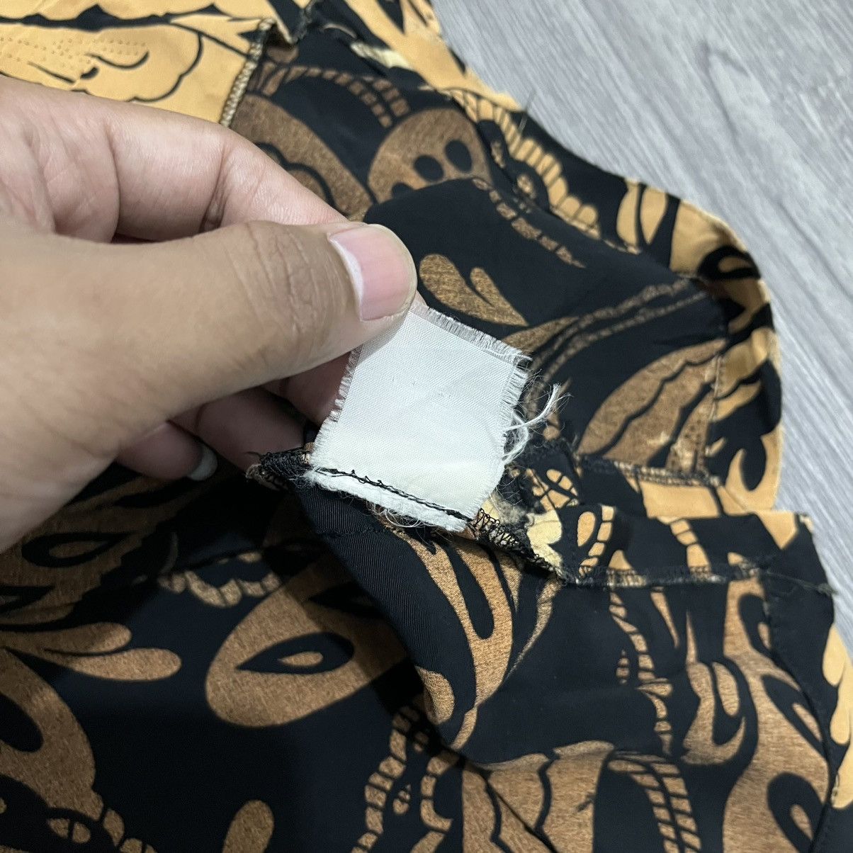 Japanese Brand MITSUHIRO MATSUDA Madame Nicole Tradisional Paisley Print Size US XL / EU 56 / 4 - 9 Thumbnail