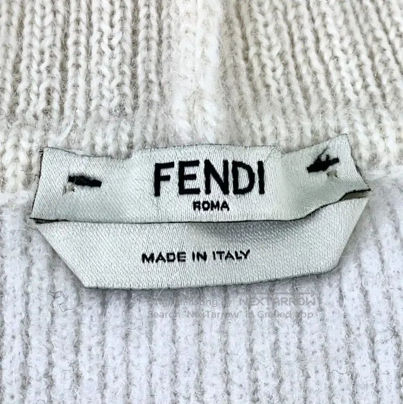 Fendi Fendi Beige Mohair Women's Cardigan . Size M / US 6-8 / IT 42-44 - 6 Thumbnail