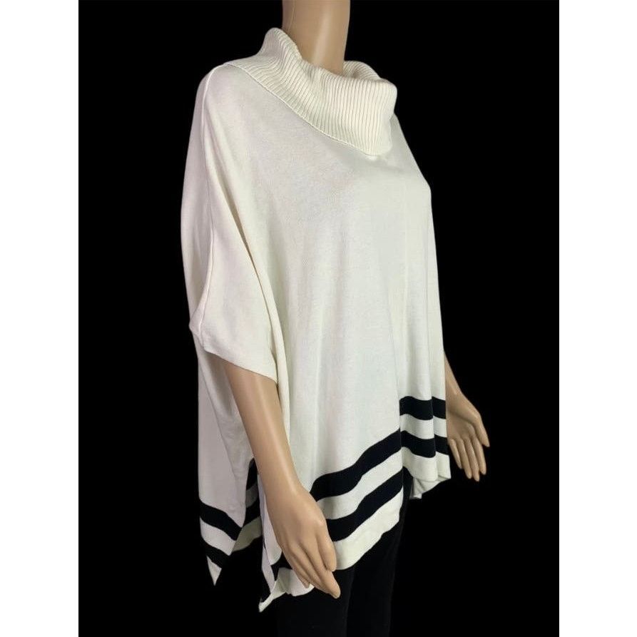 Calvin Klein Calvin Klein Womens Medium Cowl Neck Poncho Sweater Size M / US 6-8 / IT 42-44 - 2 Thumbnail