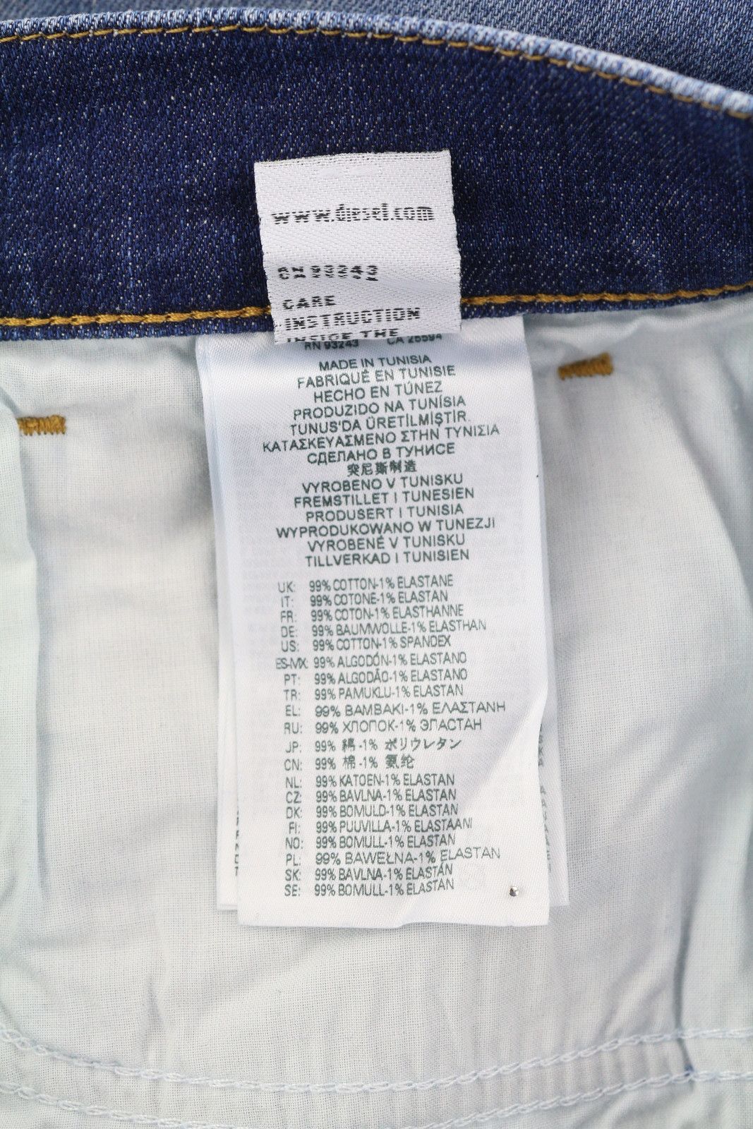 Diesel 2005 D-FINING 09C72 W30/L32 Regular Tapered Jeans 40917 Size US 30 / EU 46 - 10 Thumbnail