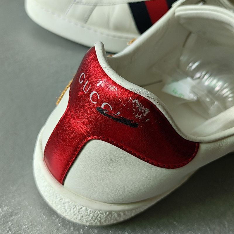 Gucci Gucci Ace Loved Embroidered Fashion Sneakers Size US 8 / EU 41 - 6 Thumbnail