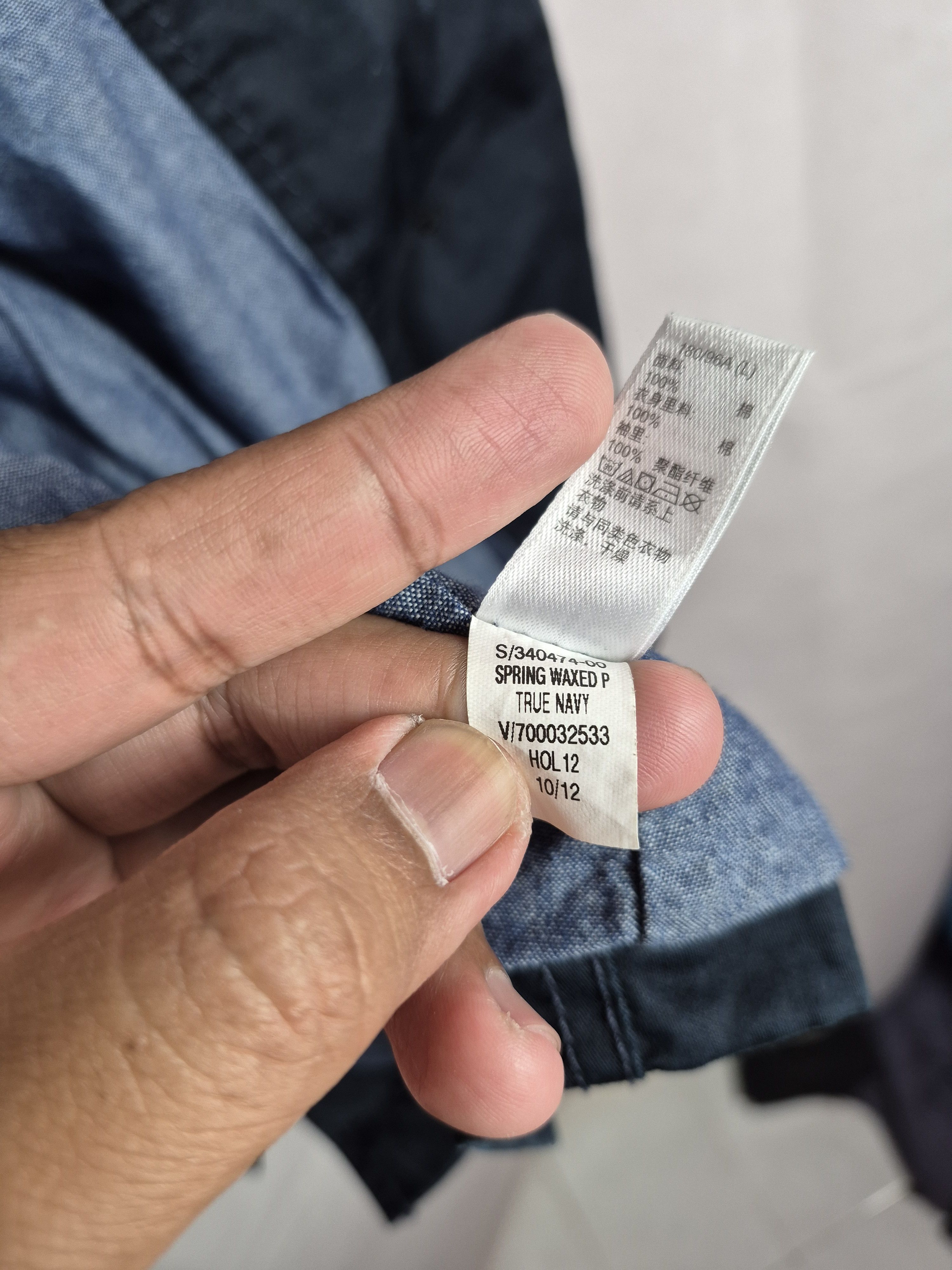 Gap 🔥 GAP True Navy Spring Waxed Parka Jacket Size US L / EU 52-54 / 3 - 11 Thumbnail