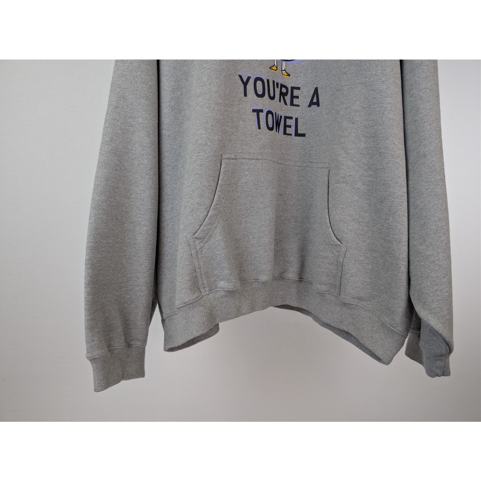 Vetements o1rshd1 Oversized Graphic-Print Hoodie in Grey Size US XL / EU 56 / 4 - 4 Thumbnail