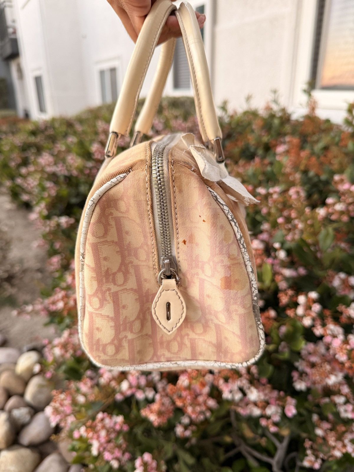 Dior PINK dior boston purse Size ONE SIZE - 4 Thumbnail
