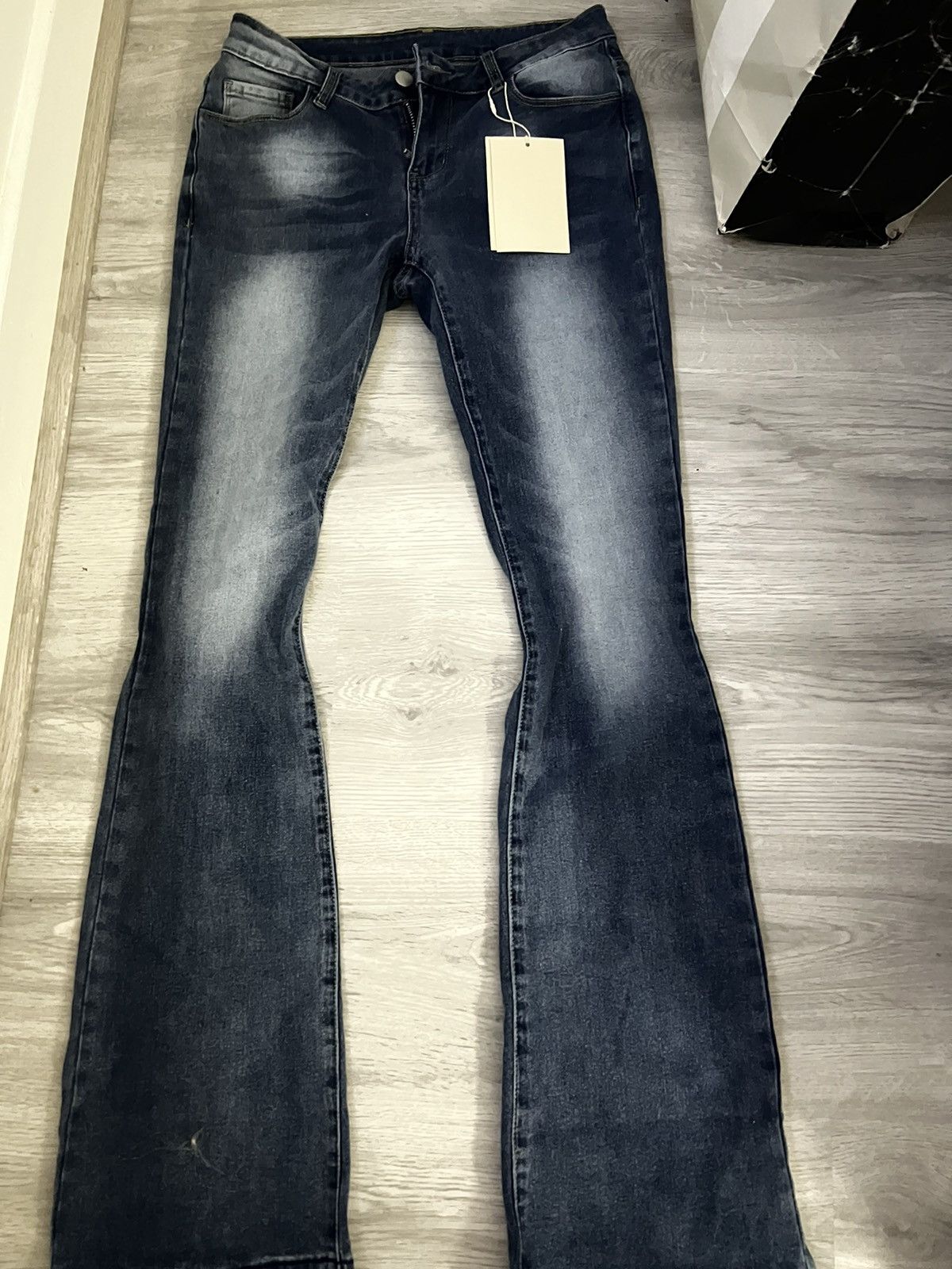 Vintage Low waist flare jeans Size 27" / US 4 / IT 40 - 1 Thumbnail