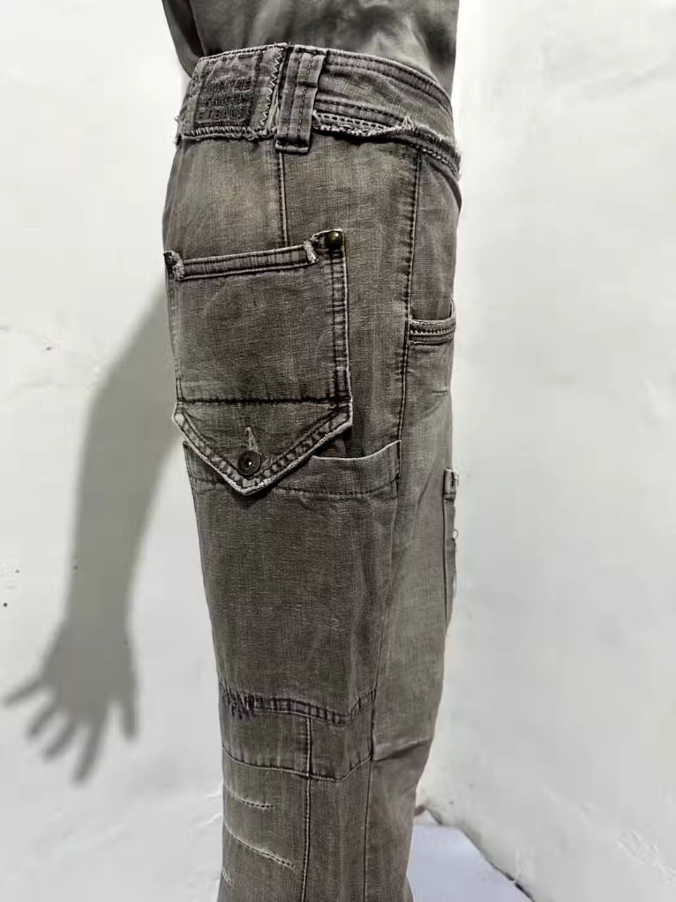 Marithe + Francois Girbaud Rare!!! Marithe Francois Girbaud Distressed Cropped Pants Size 28" / US 6 / IT 42 - 5 Thumbnail