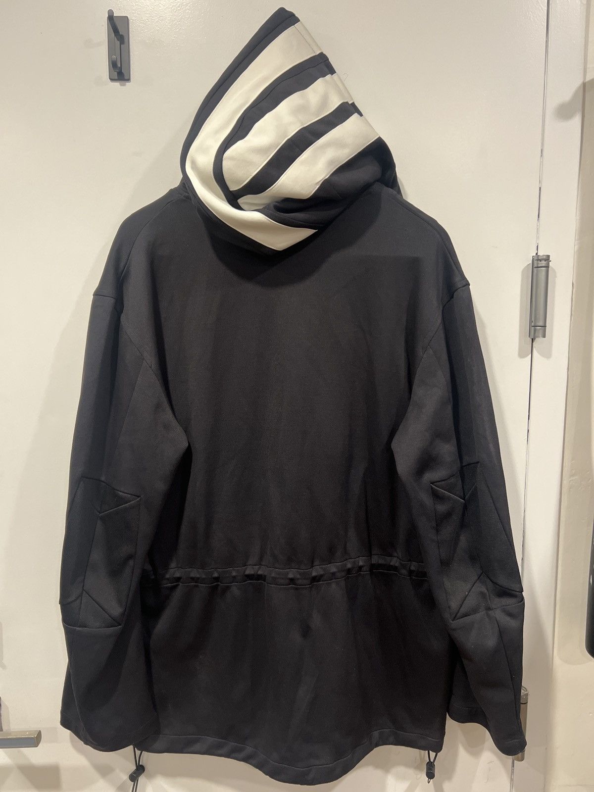 Y-3 Vintage 3-stripe hood football jacket Size US M / EU 48-50 / 2 - 1 Thumbnail