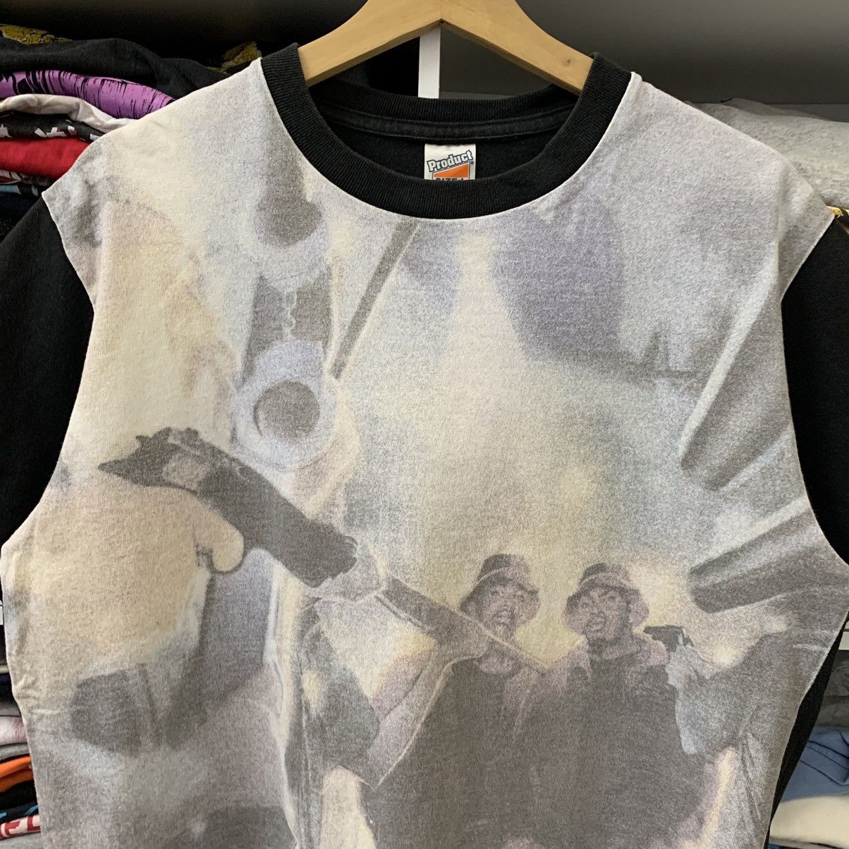 Rap Tees × Vintage VTG FULLPRINT RAP TEE Size US L / EU 52-54 / 3 - 4 Thumbnail