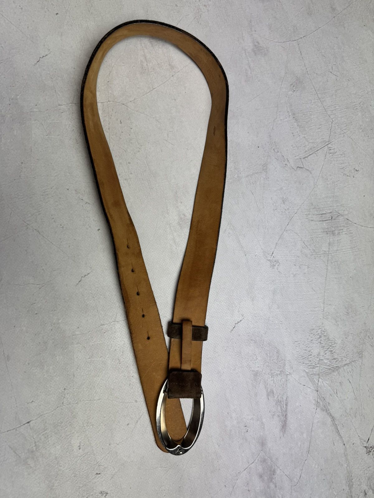 Iceberg × Vintage Iceberg Belt Leather Brown Rare Vintage Size ONE SIZE - 9 Thumbnail