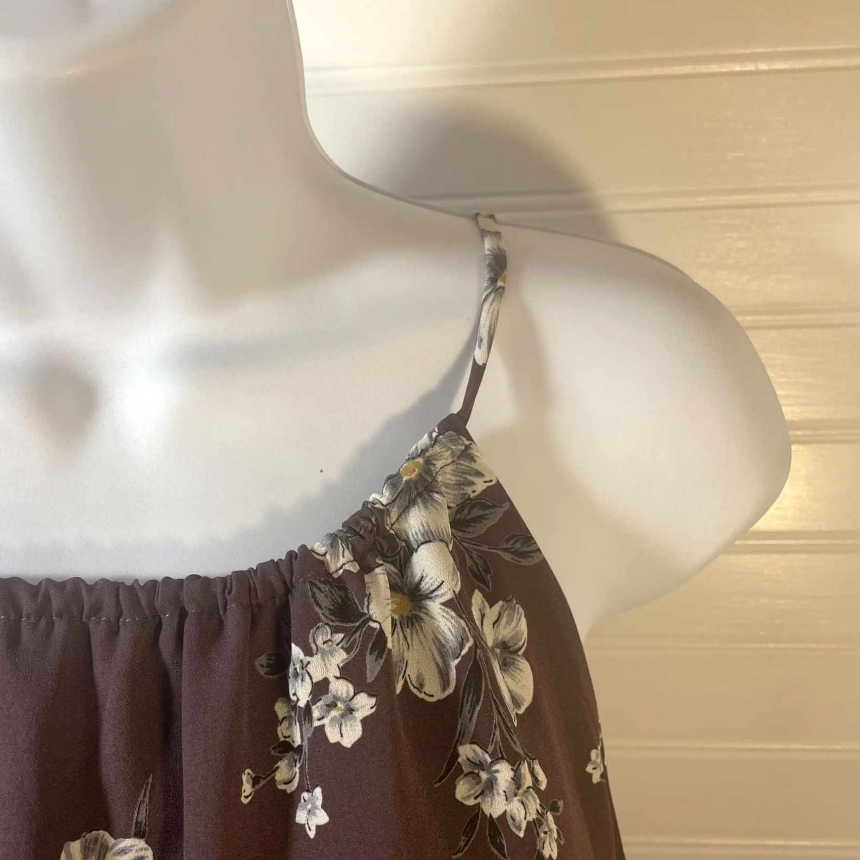 Vintage Alya Halter Top Blouse Women Small Purple Floral Tie Back USA Size S / US 4 / IT 40 - 7 Thumbnail