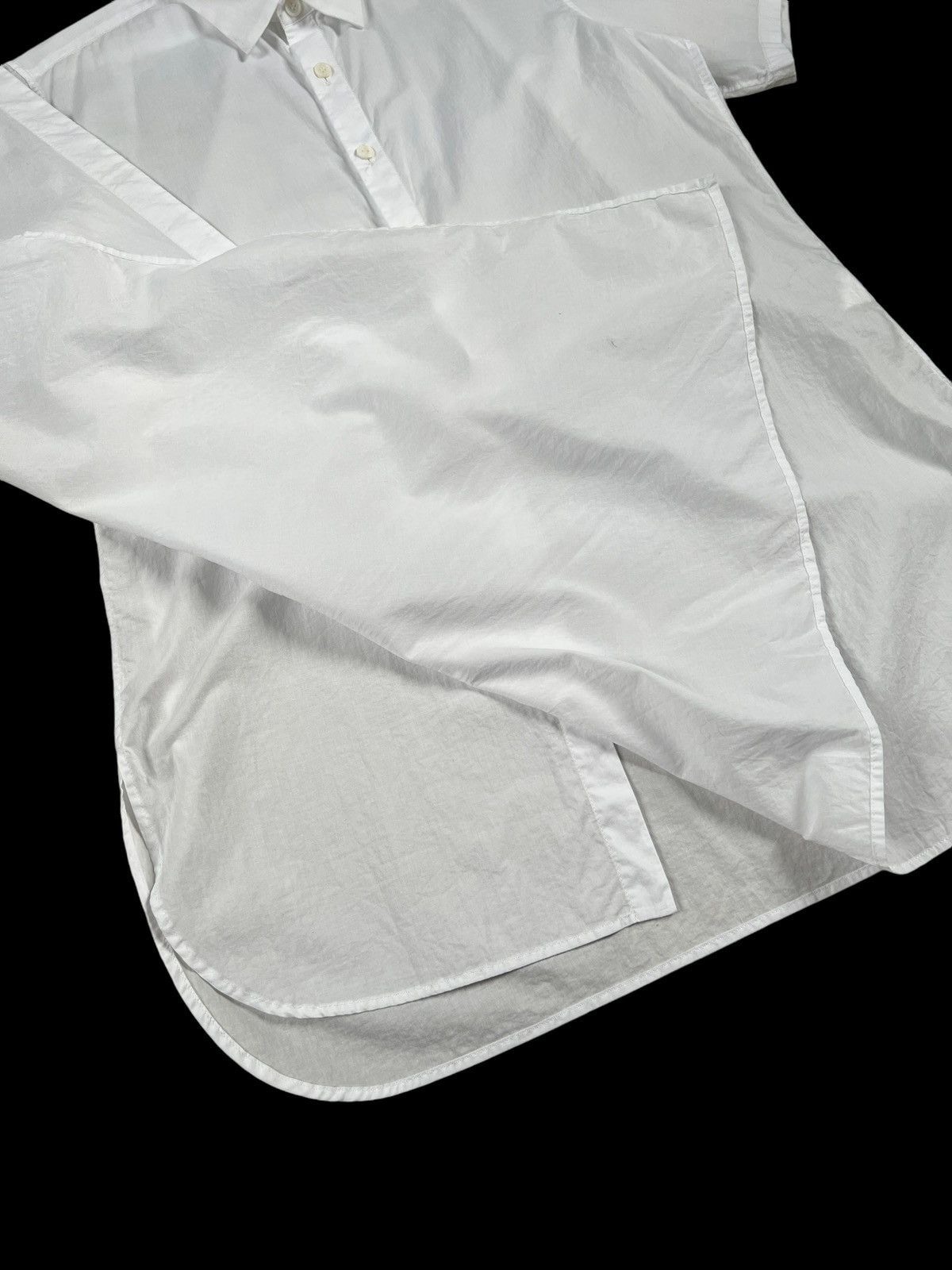 Yohji Yamamoto Archive 1990 Y’s Runaway Asymmetrical Button Shirt Size US M / EU 48-50 / 2 - 13 Thumbnail