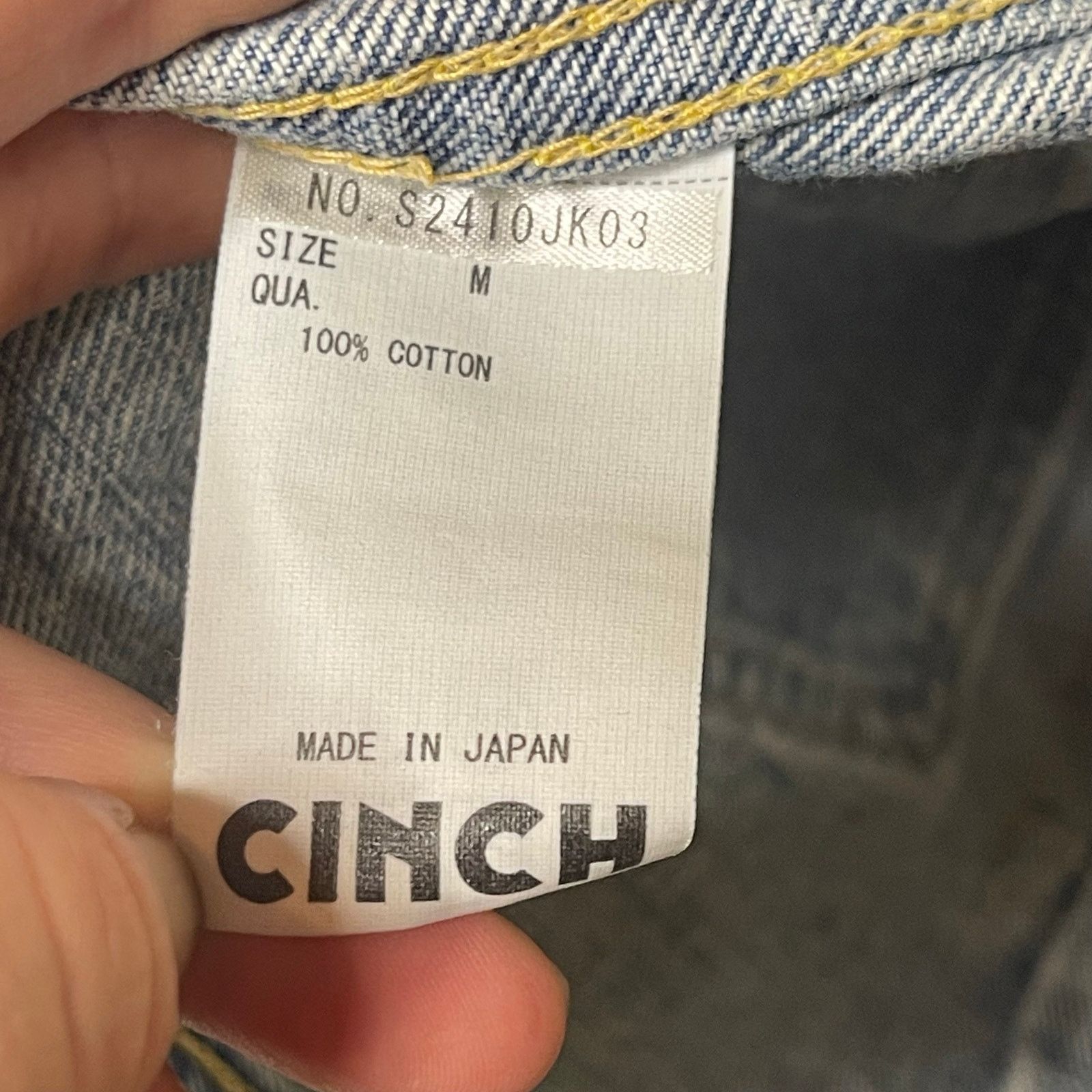 Other New Oblada Japanese Denim Jacket in Vintage Blue Unisex Sz M Size US M / EU 48-50 / 2 - 10 Thumbnail