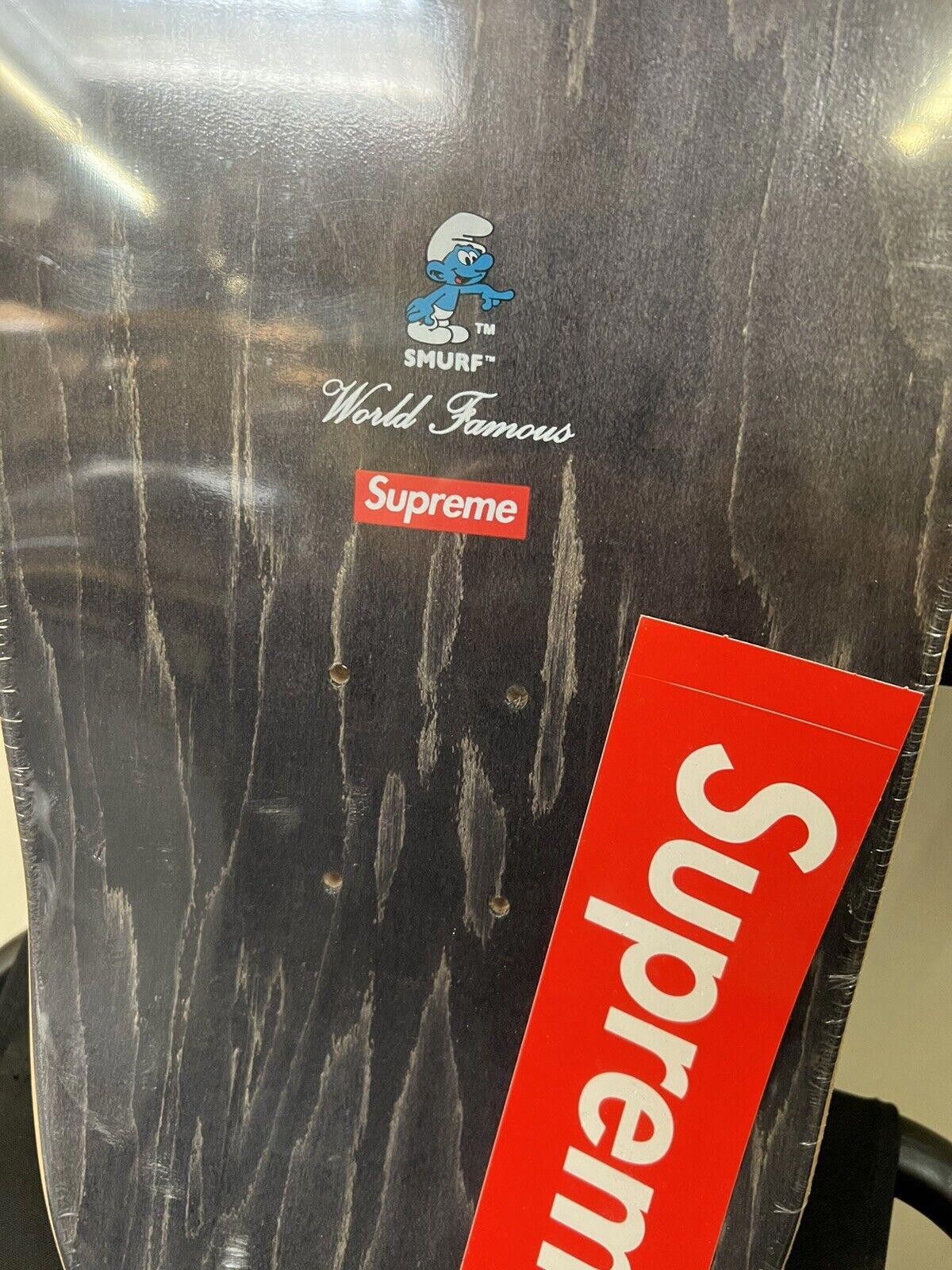 Supreme FW20 Smurf Skateboard Deck Black 2020 #B Size ONE SIZE - 7 Thumbnail