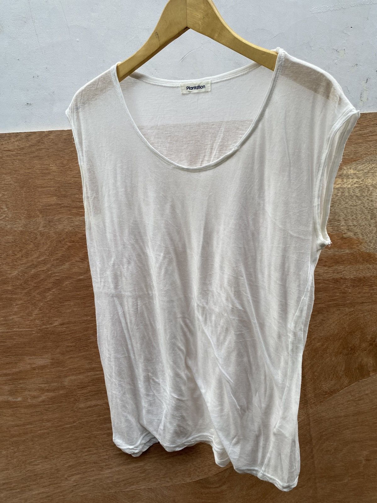 Issey Miyake vintage plantation by issey miyake see through tanktop Size US M / EU 48-50 / 2 - 1 Thumbnail