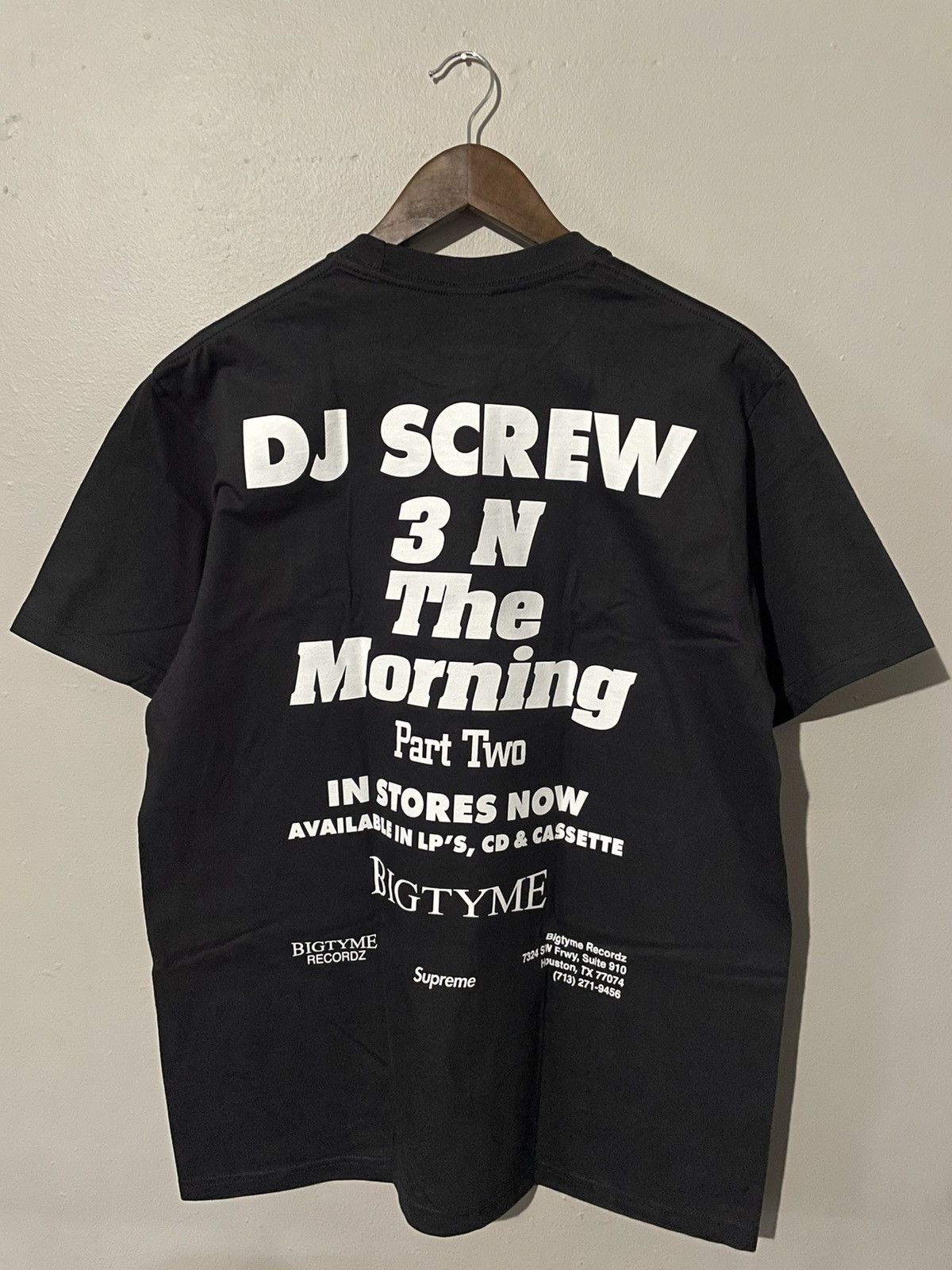 Supreme Supreme x Dj Screw Suc Tee 'Black' Size US M / EU 48-50 / 2 - 2 Thumbnail